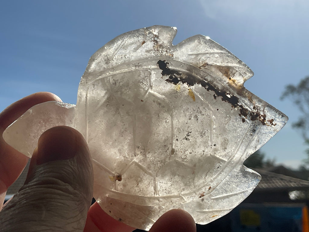 130g Carved Quartz Turtle 3C