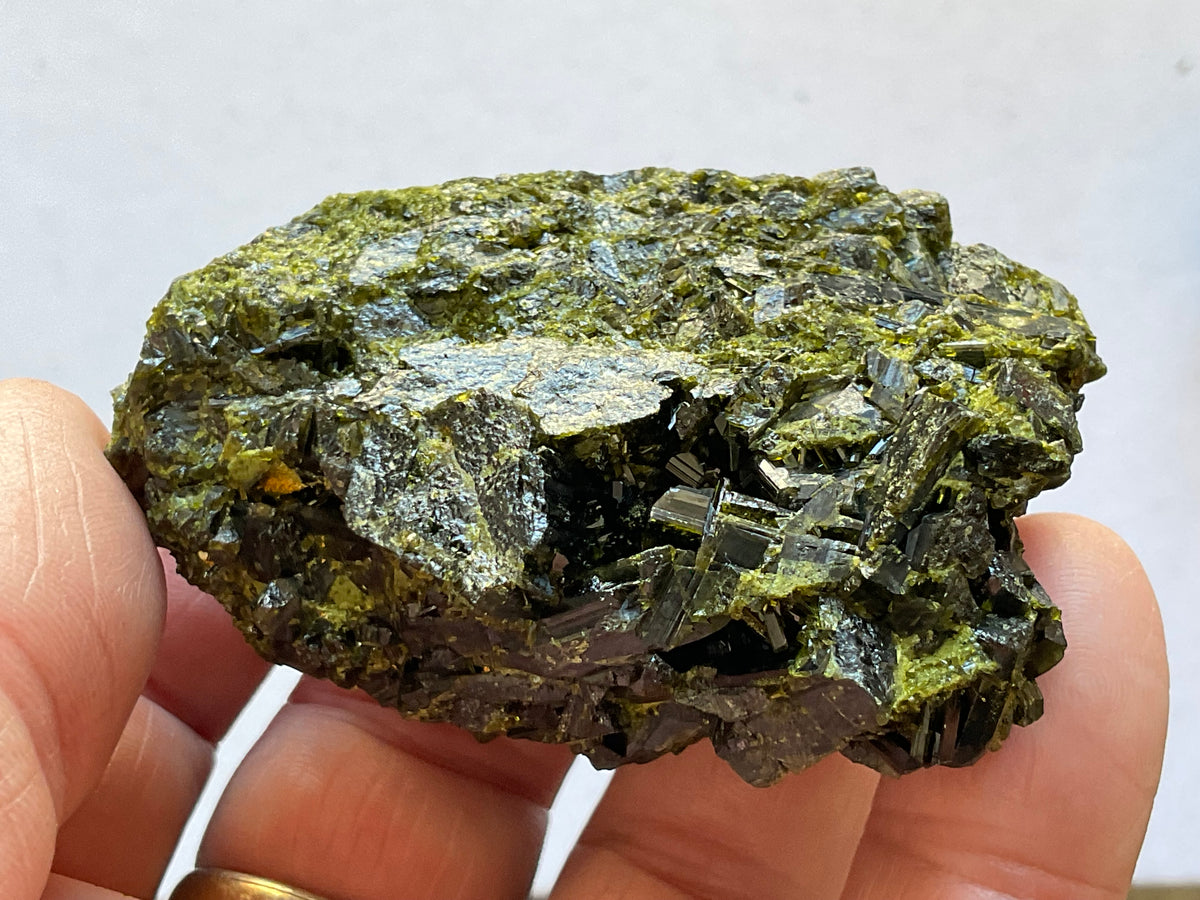 102g Dark Epidote Cluster 4B