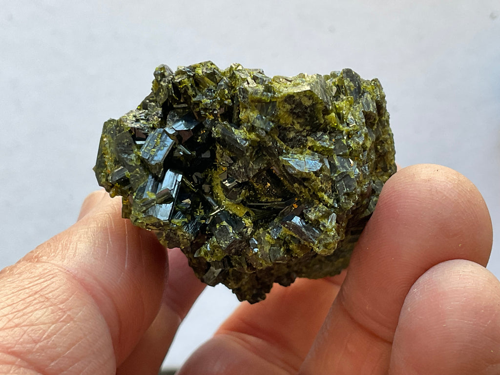 102g Dark Epidote Cluster 4B