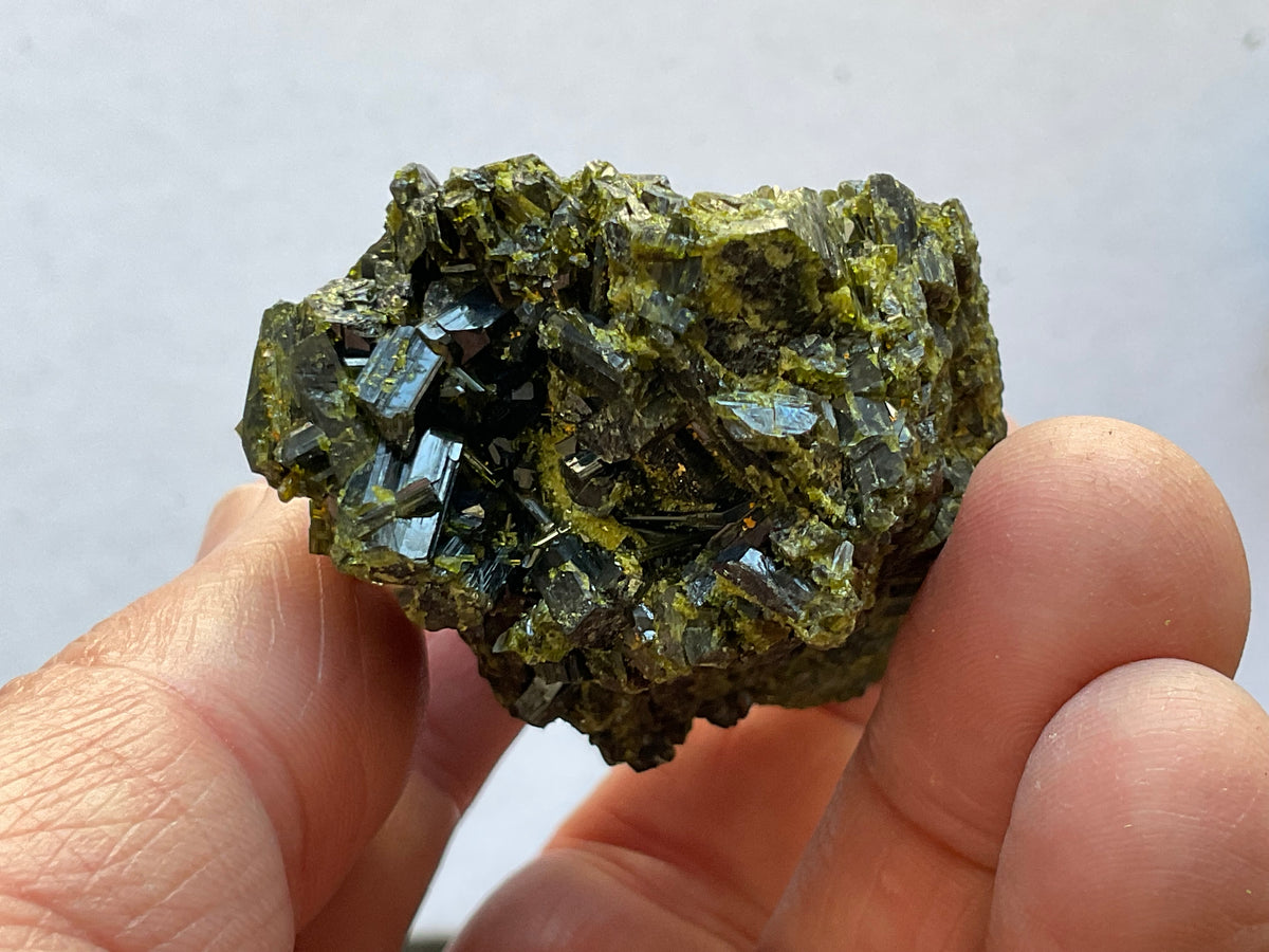 102g Dark Epidote Cluster 4B