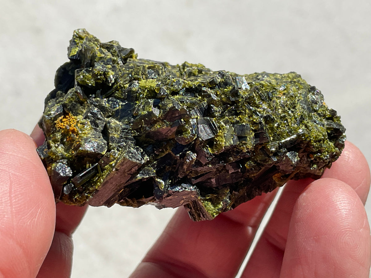 102g Dark Epidote Cluster 4B