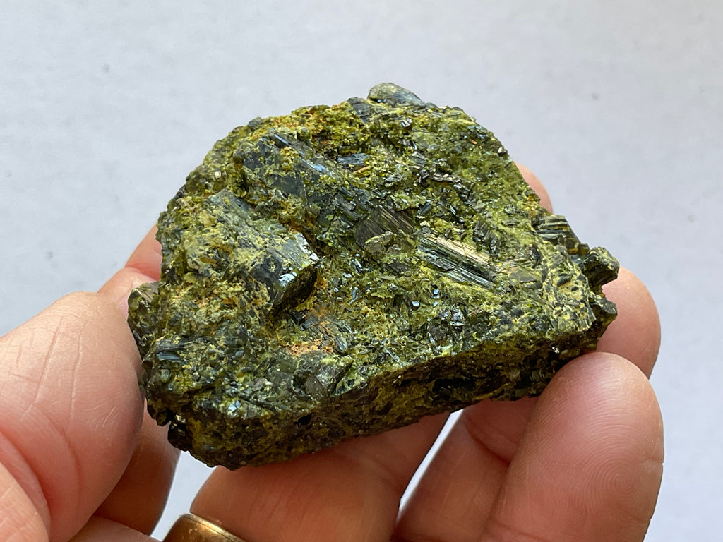 108g Dark Epidote Cluster 4C
