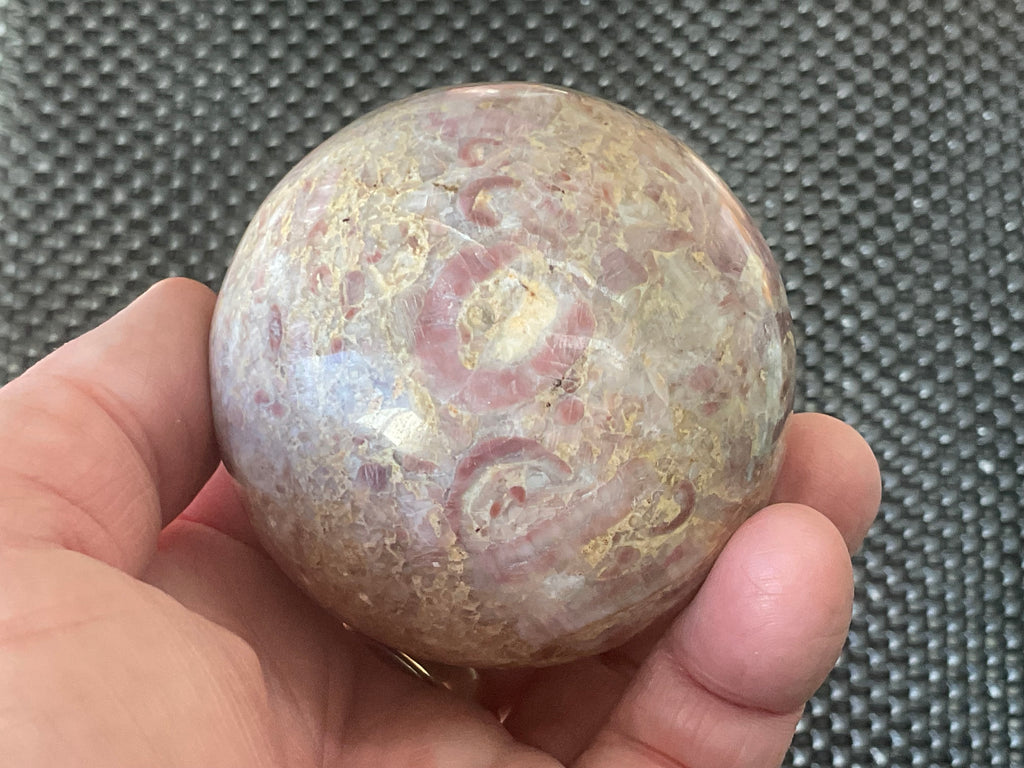 375g Strawberry Jasper Sphere 2B