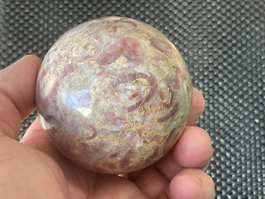 375g Strawberry Jasper Sphere 2B