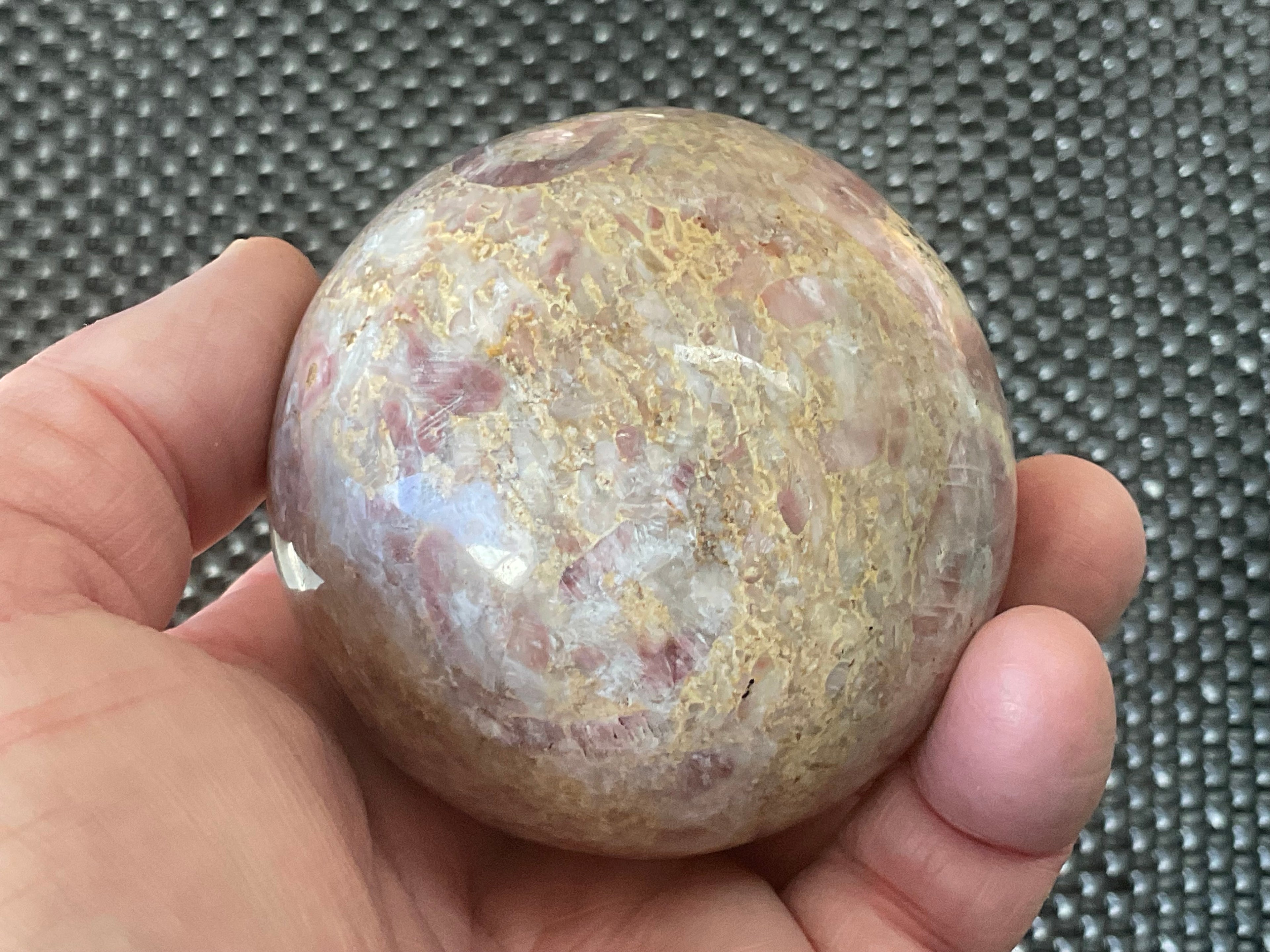 422g Strawberry Jasper Sphere 2C