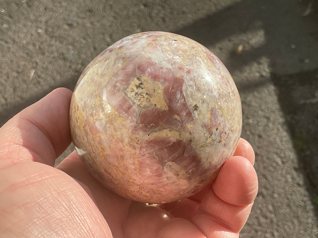 422g Strawberry Jasper Sphere 2C