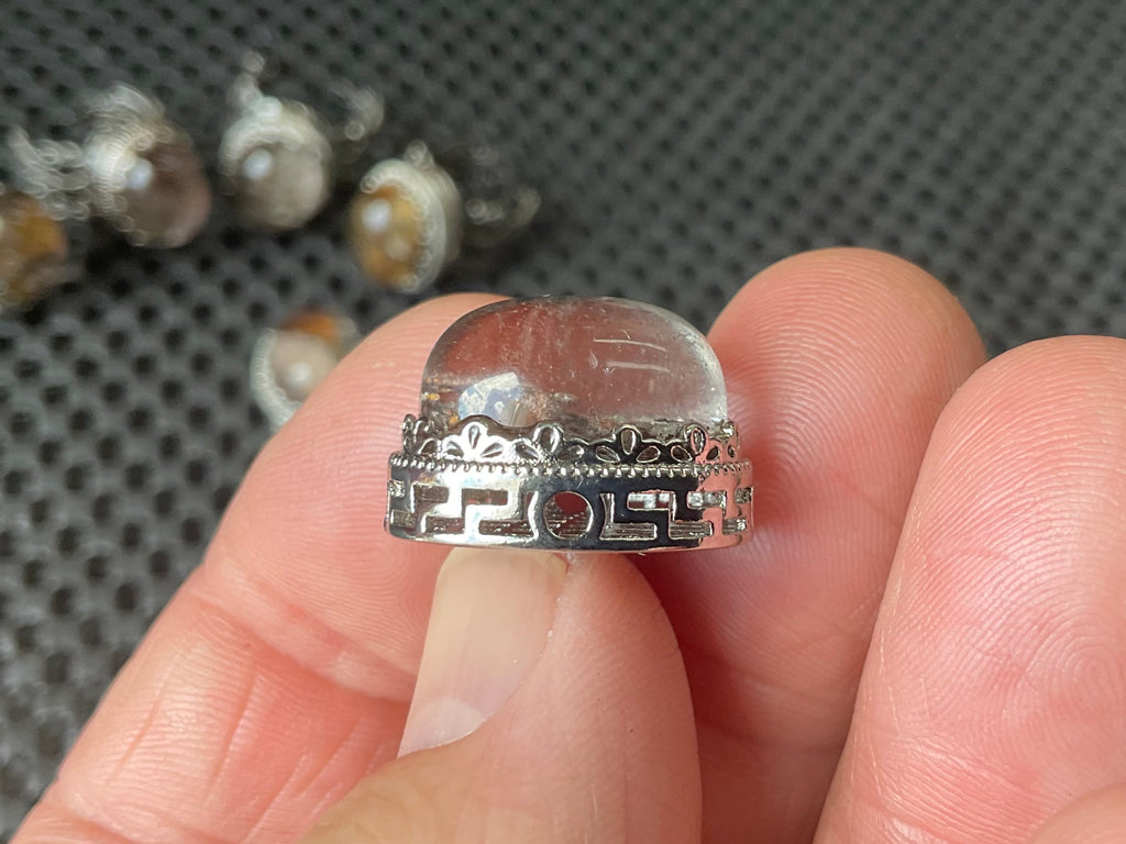 4g Lodelite Cabochon in Antique Style setting A