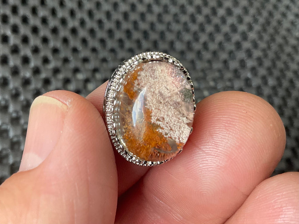 4g Lodelite Cabochon in Antique Style setting B