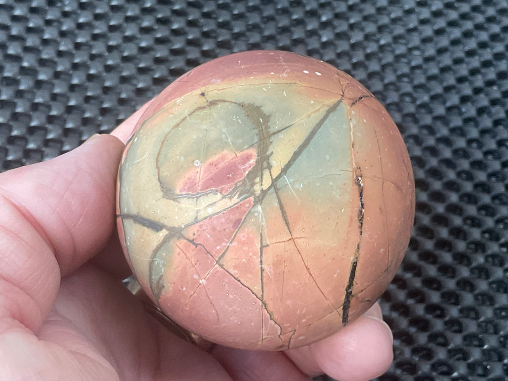 254g “Creek Jasper” Sphere 1B