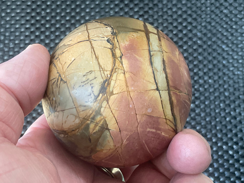 339g “Creek Jasper” Sphere 2A