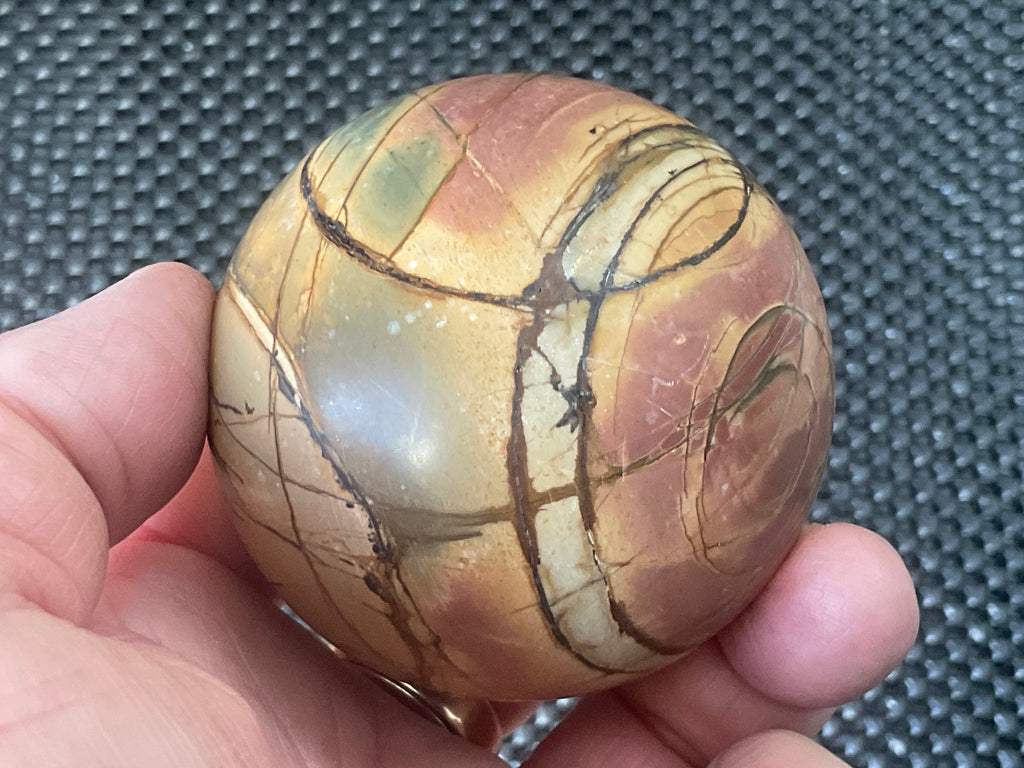 339g “Creek Jasper” Sphere 2A