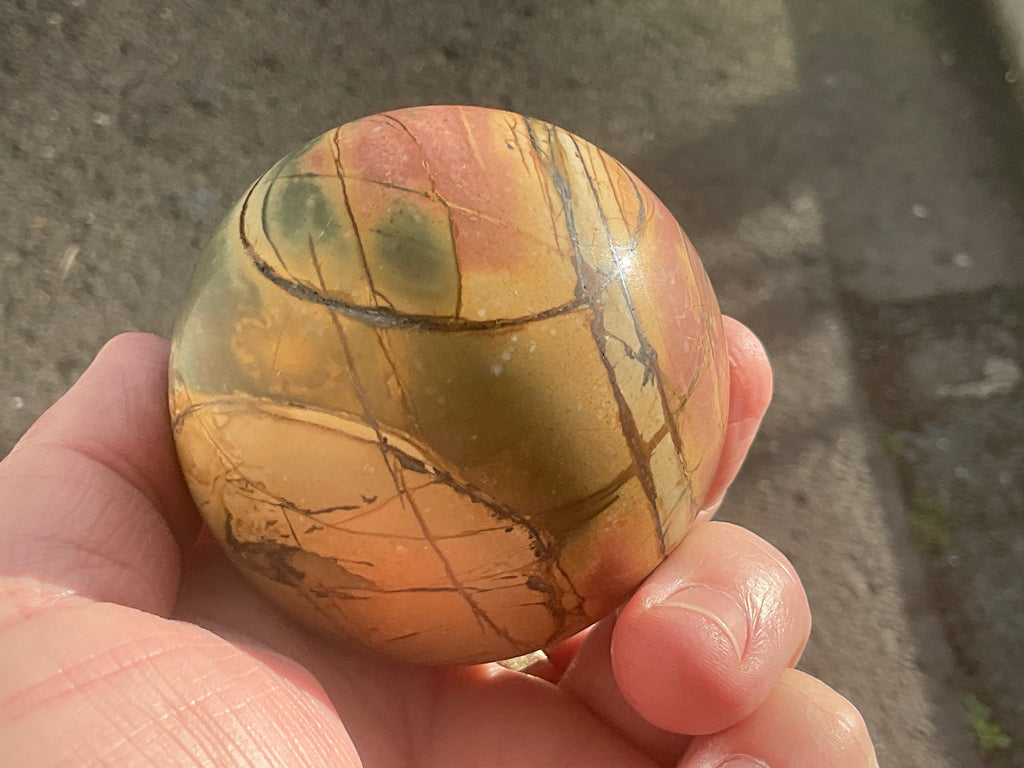 339g “Creek Jasper” Sphere 2A