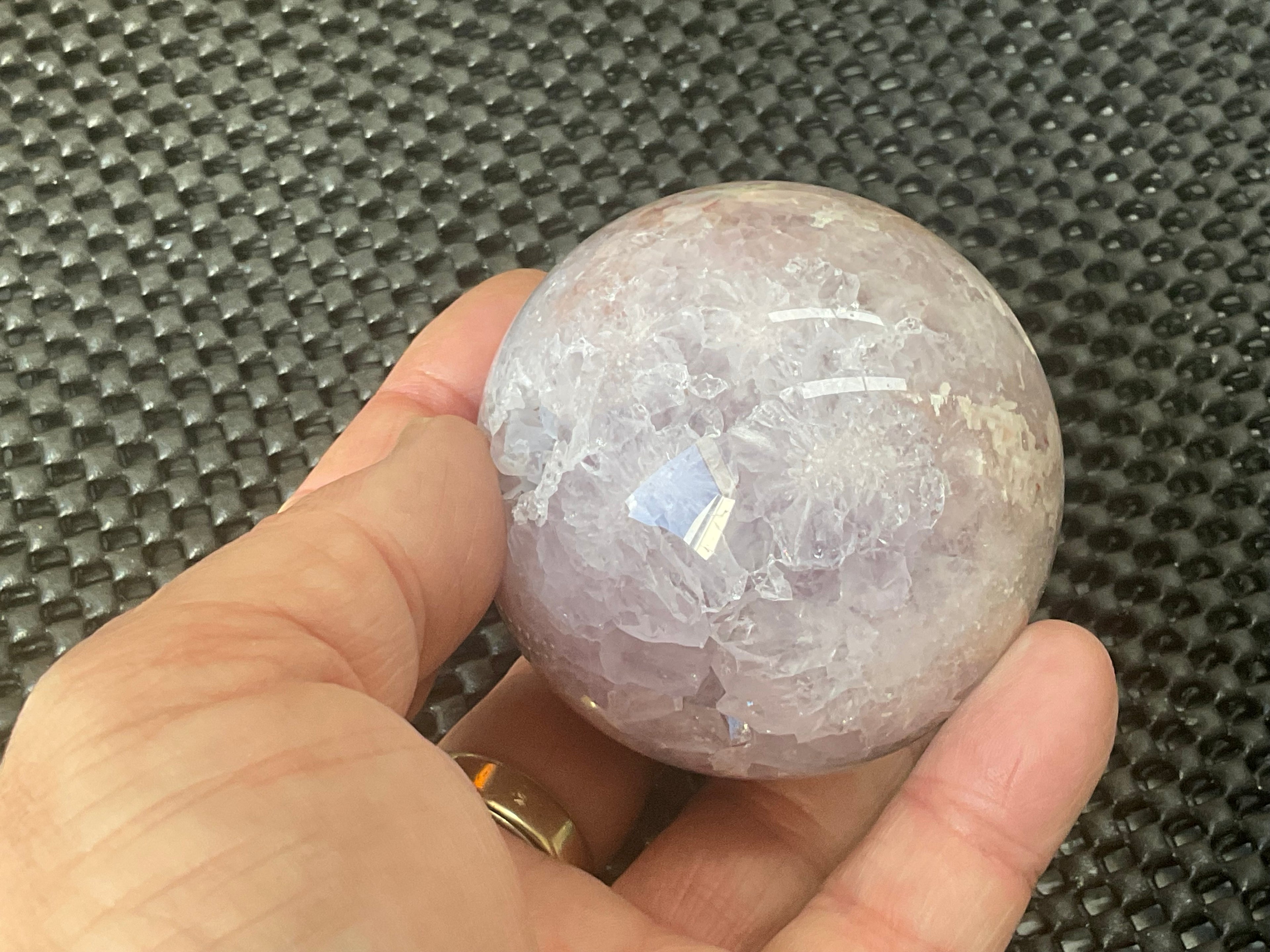 341g “Pink Amethyst” Sphere 1C