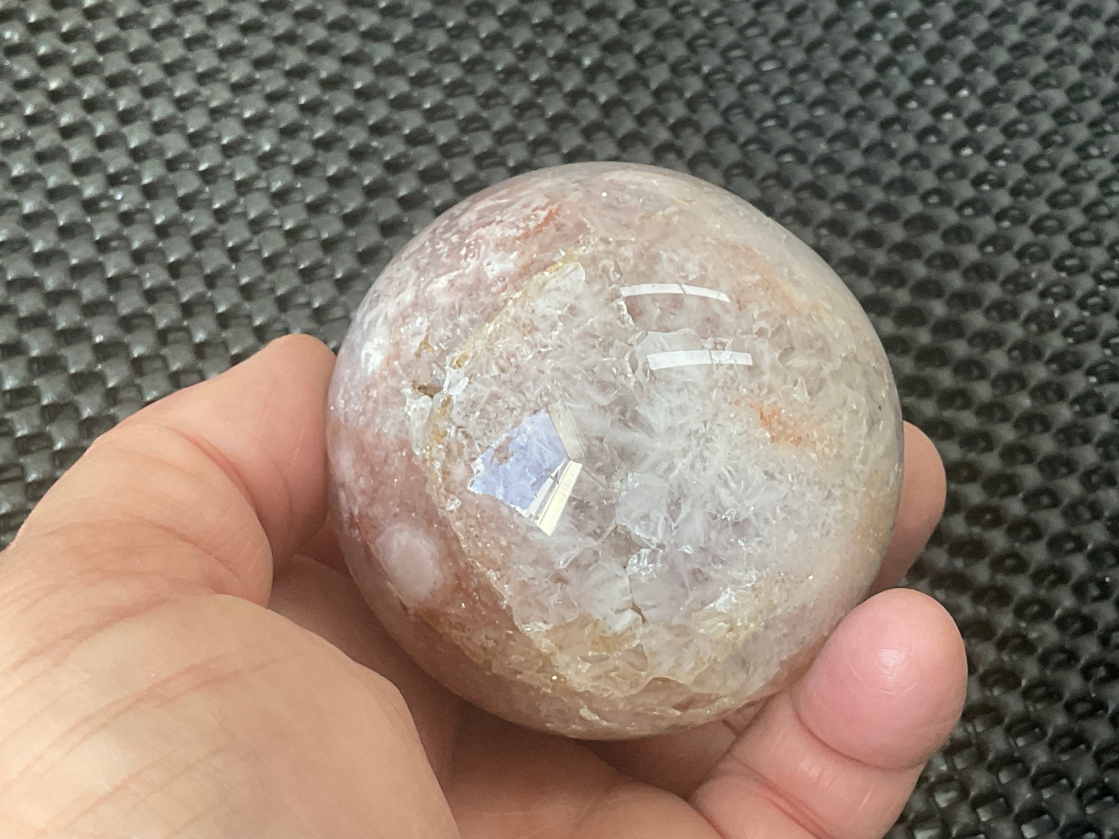 341g “Pink Amethyst” Sphere 1C