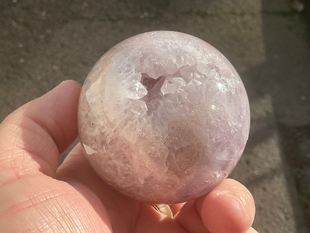 341g “Pink Amethyst” Sphere 1C