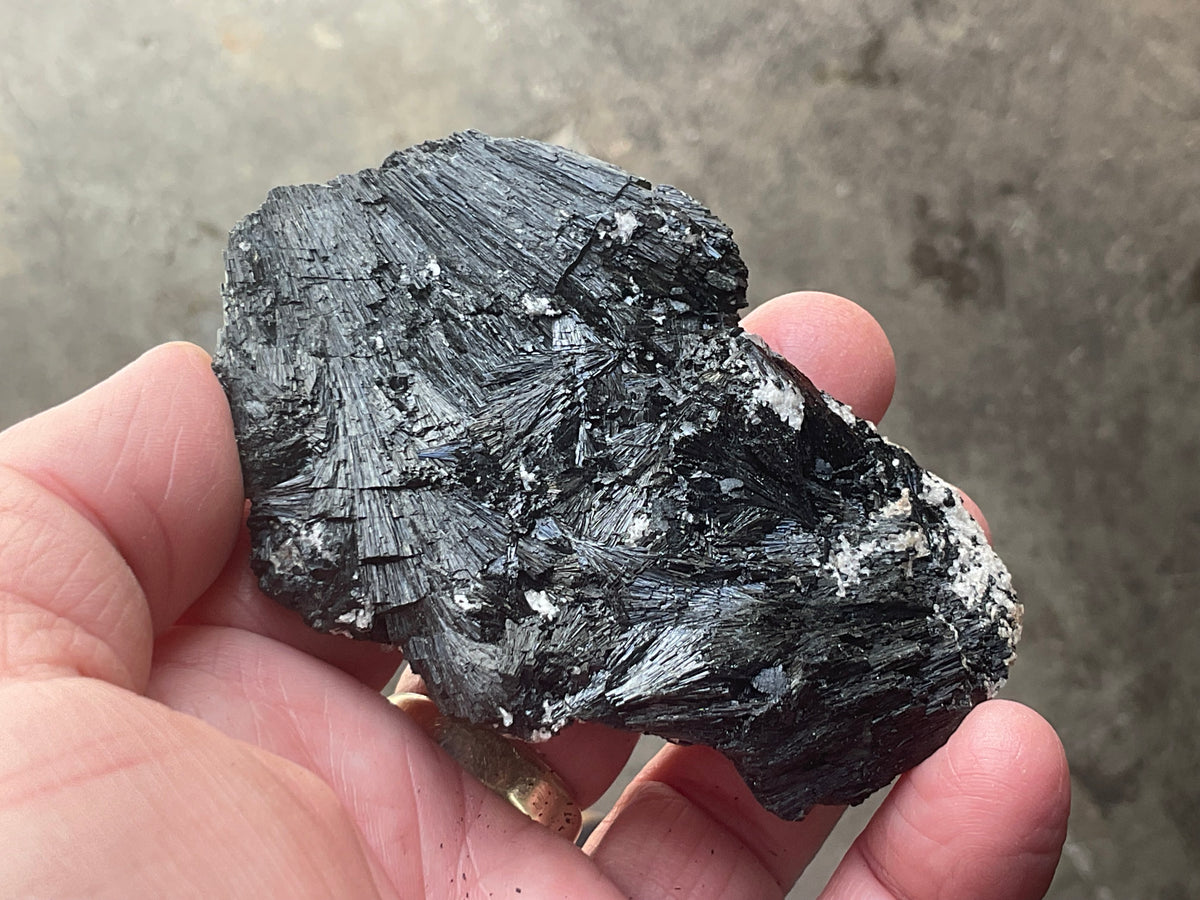 114g Black Tourmaline (Schorl) Specimen from Tasmania, Australia