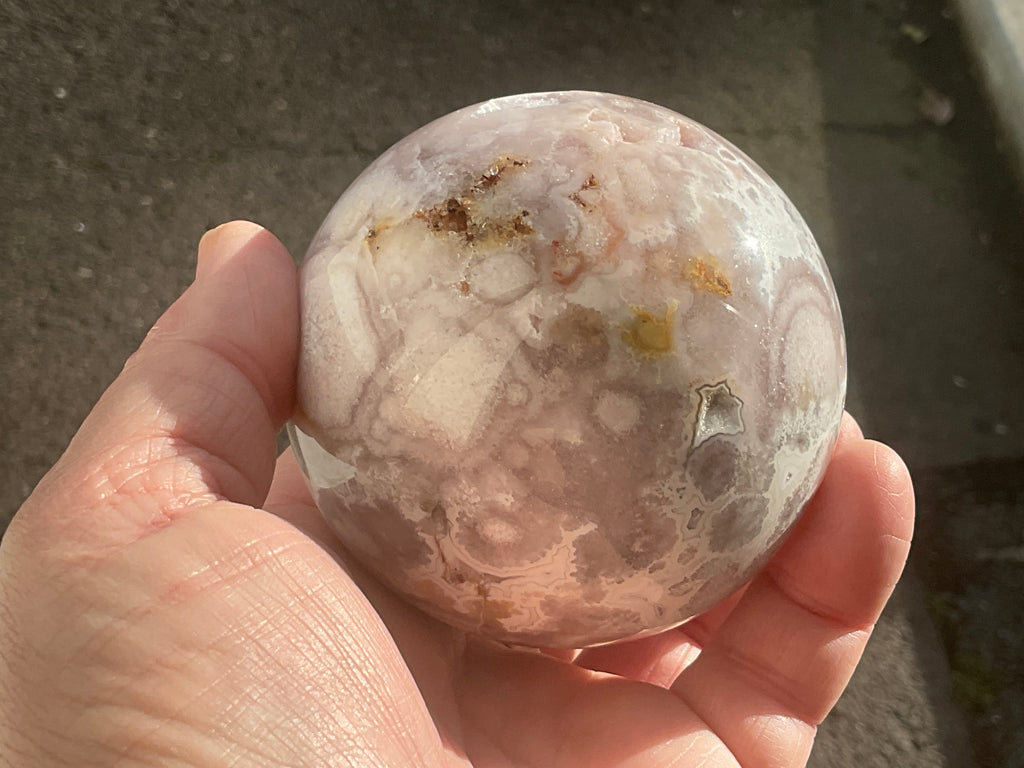 589g “Pink Amethyst” Sphere 3B