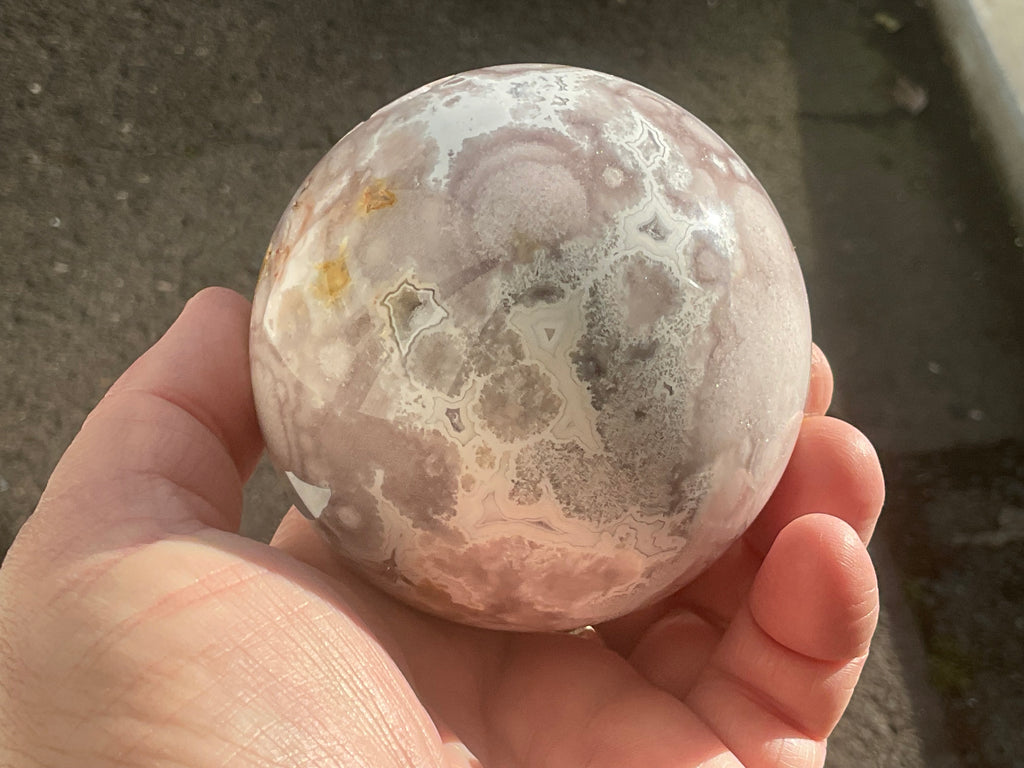 589g “Pink Amethyst” Sphere 3B