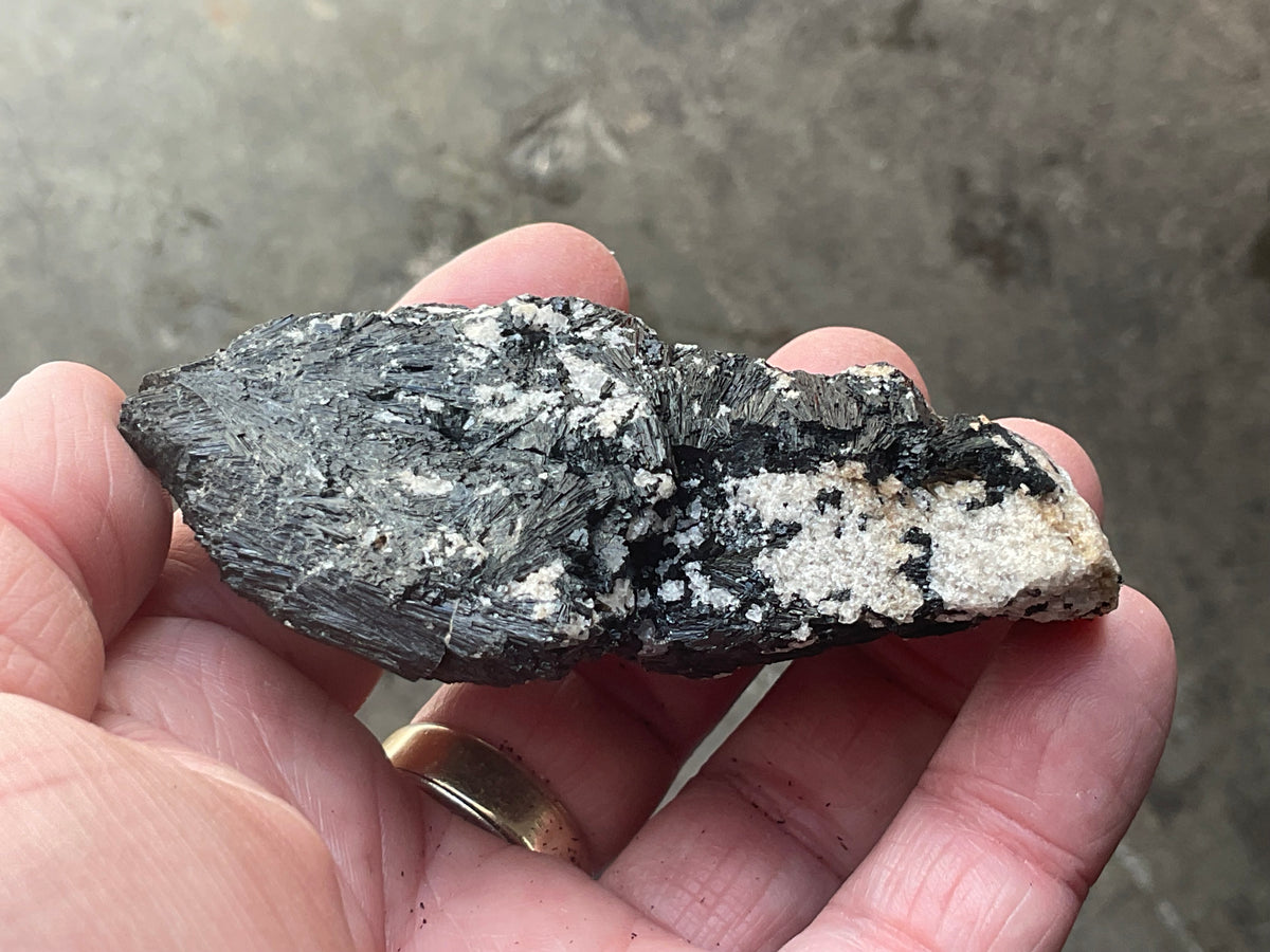 114g Black Tourmaline (Schorl) Specimen from Tasmania, Australia