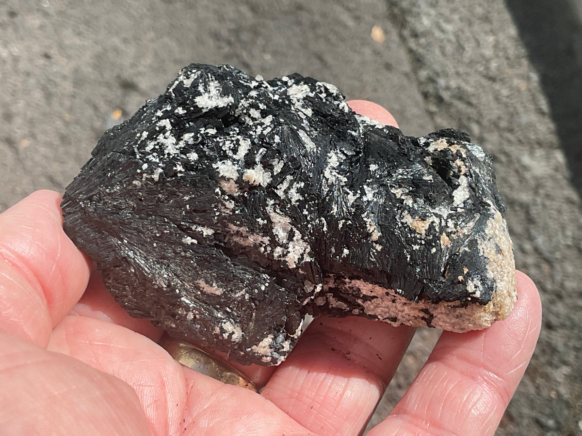 114g Black Tourmaline (Schorl) Specimen from Tasmania, Australia