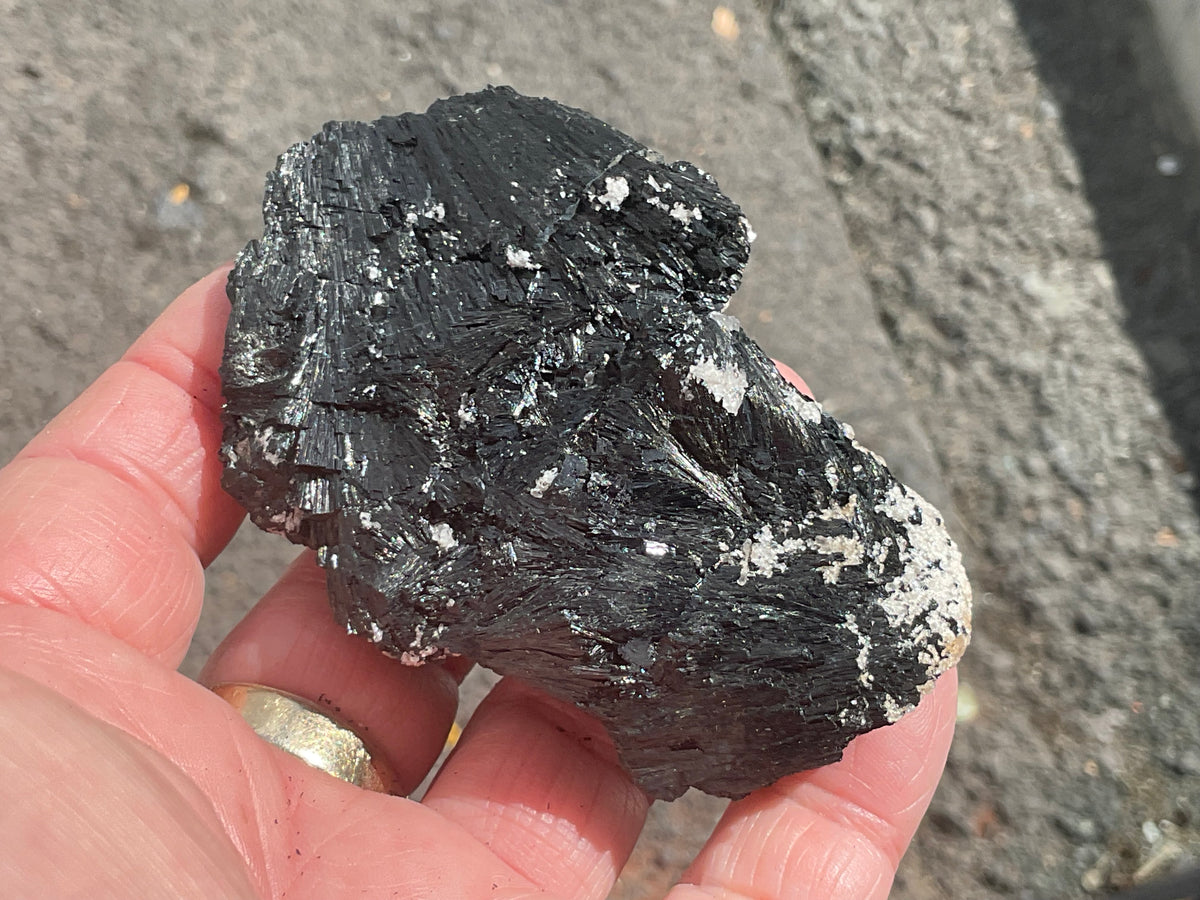 114g Black Tourmaline (Schorl) Specimen from Tasmania, Australia