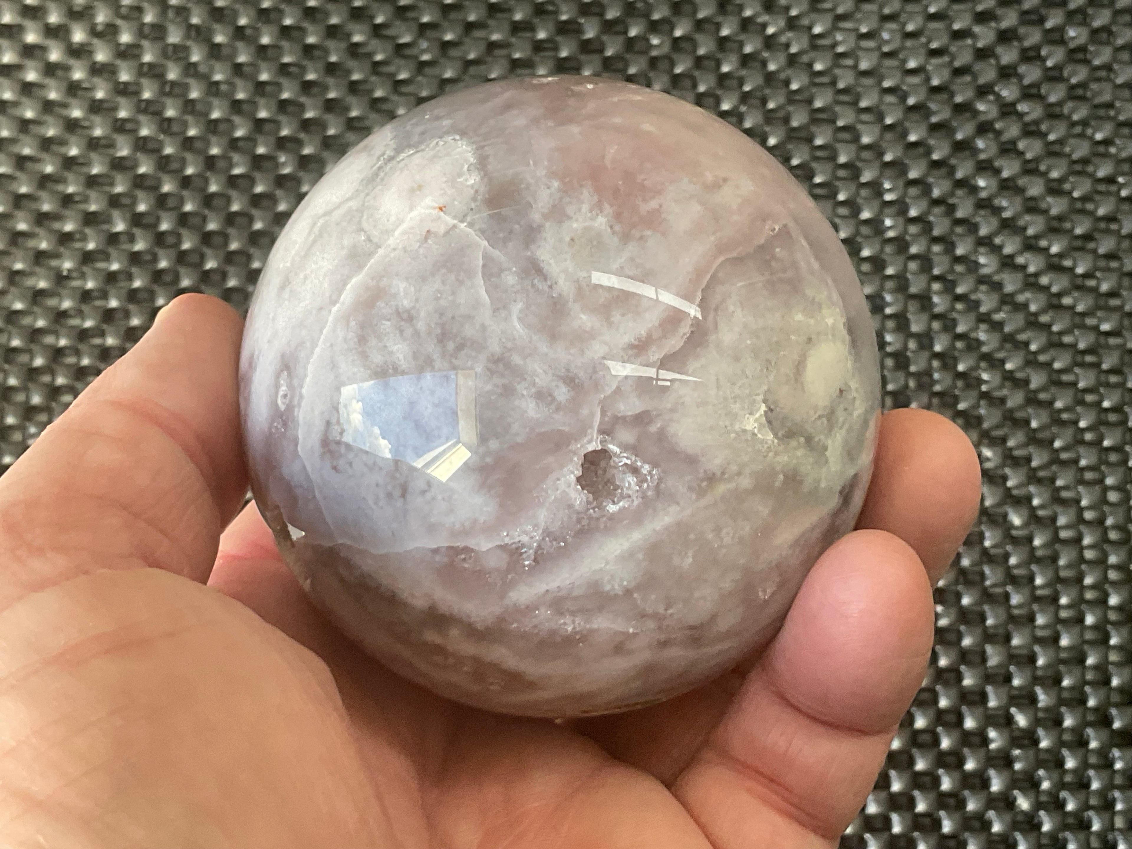 532g “Pink Amethyst” Sphere 2A
