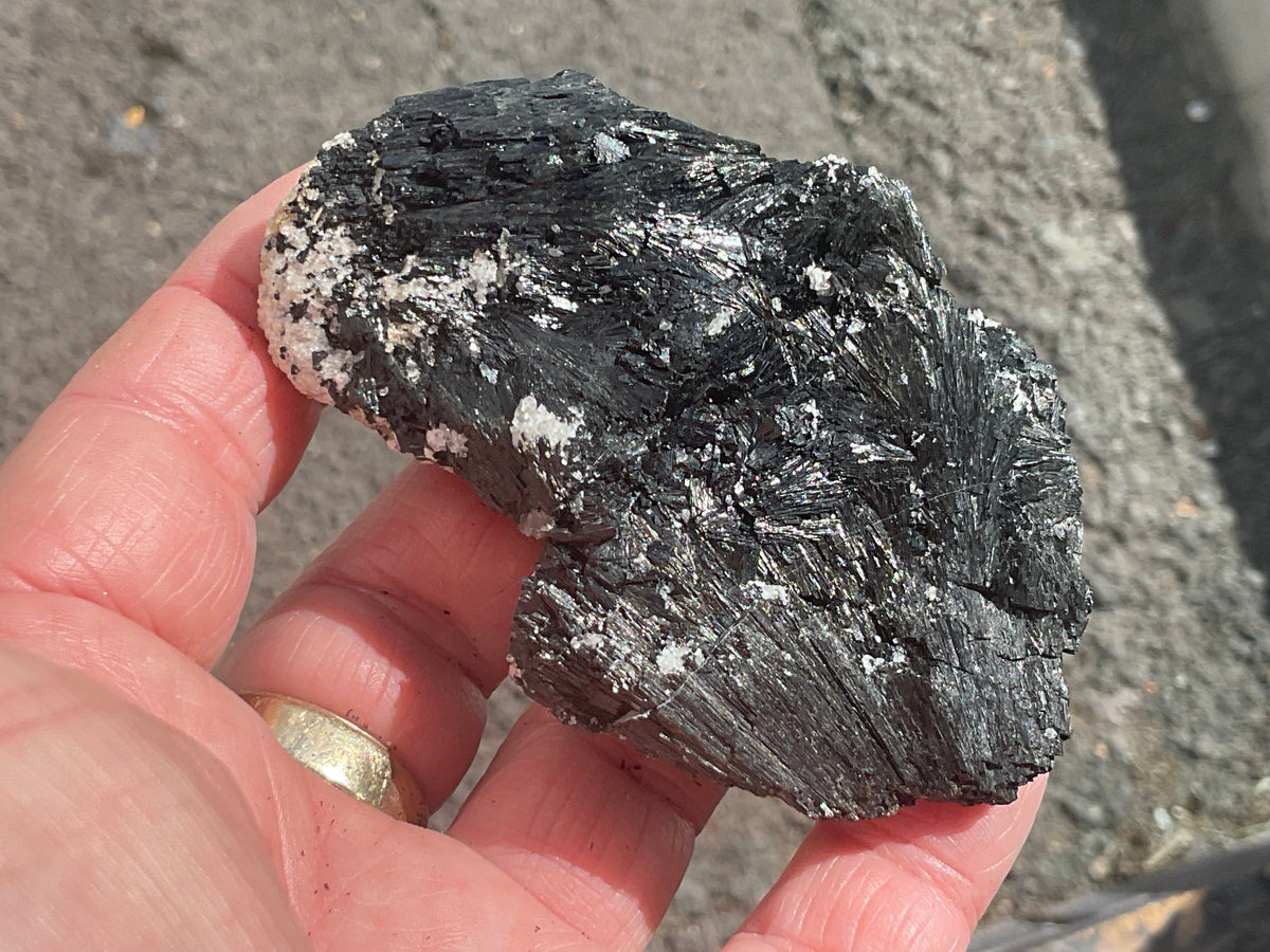 114g Black Tourmaline (Schorl) Specimen from Tasmania, Australia