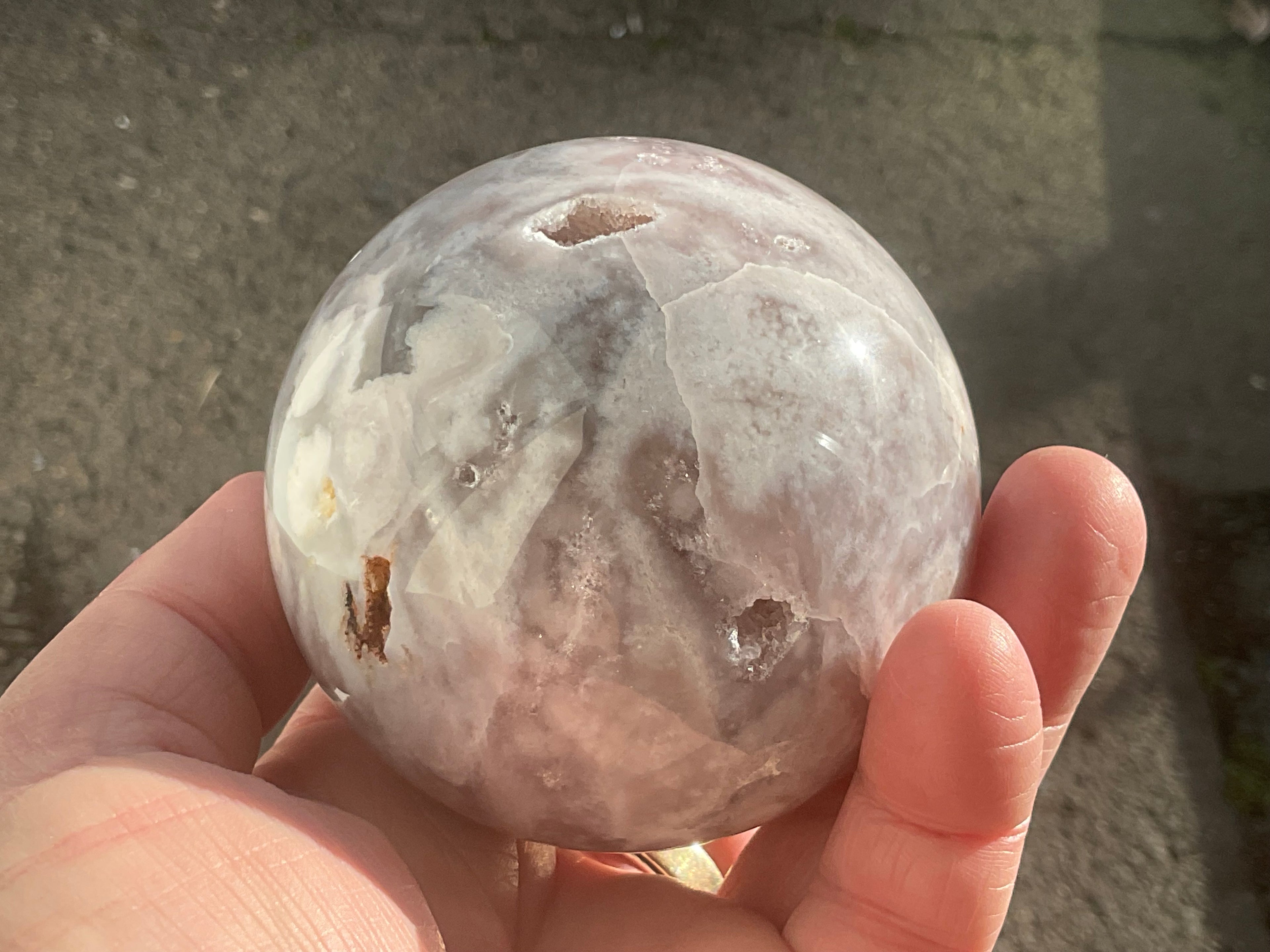 532g “Pink Amethyst” Sphere 2A