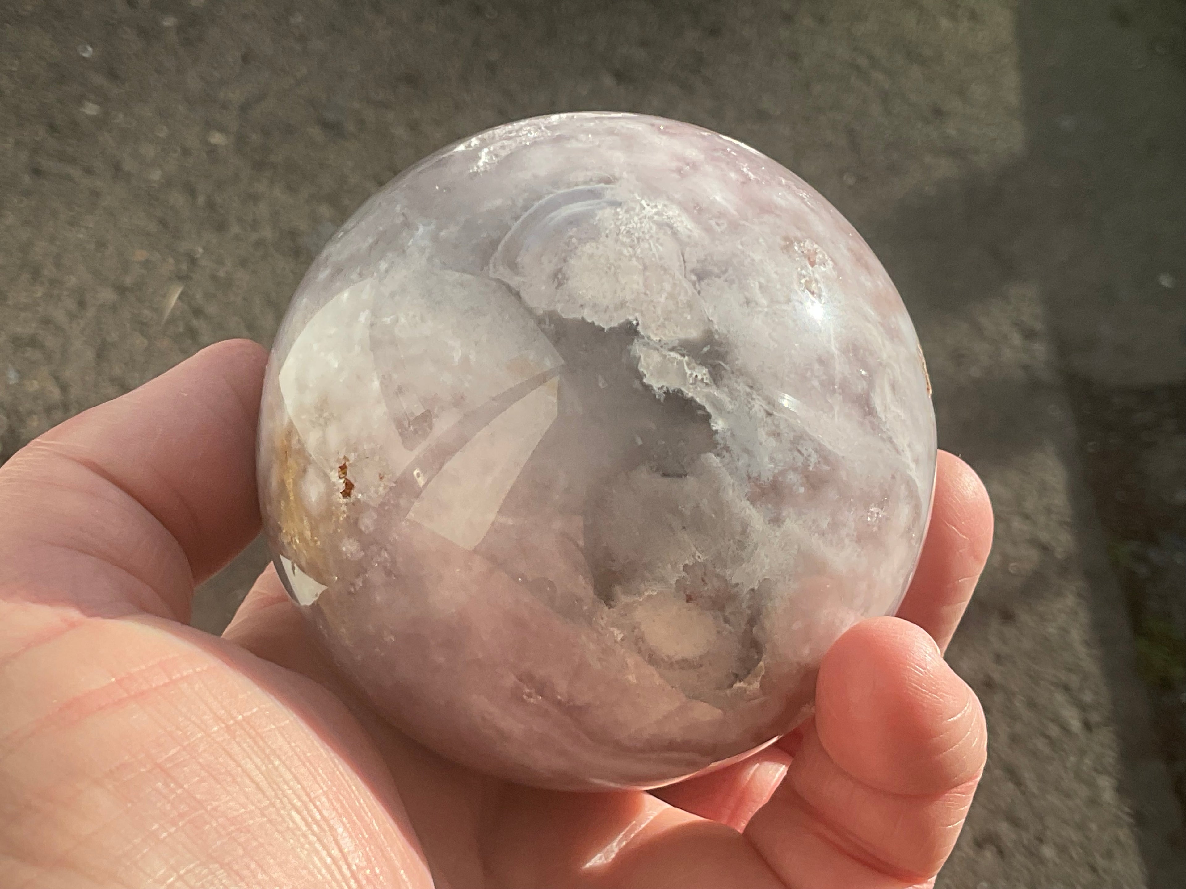 532g “Pink Amethyst” Sphere 2A