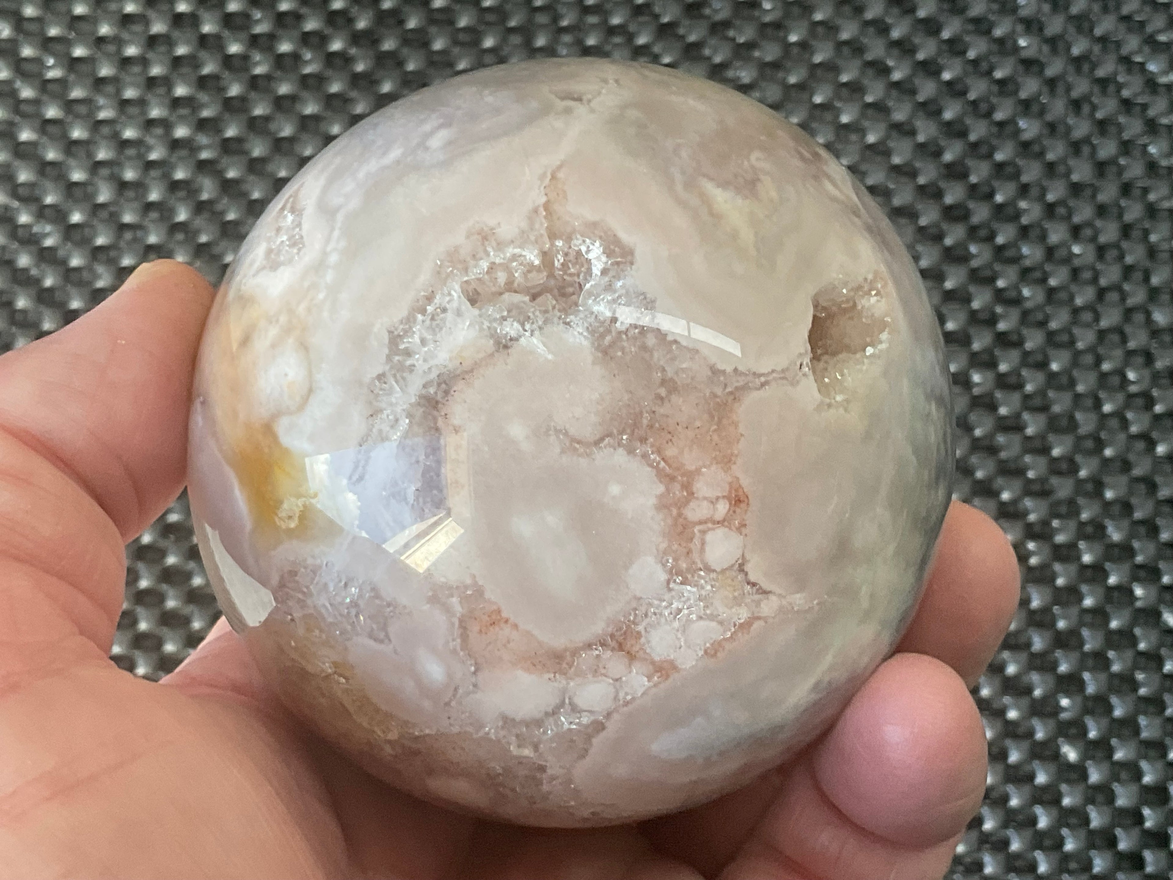 590g “Pink Amethyst” Sphere 2B