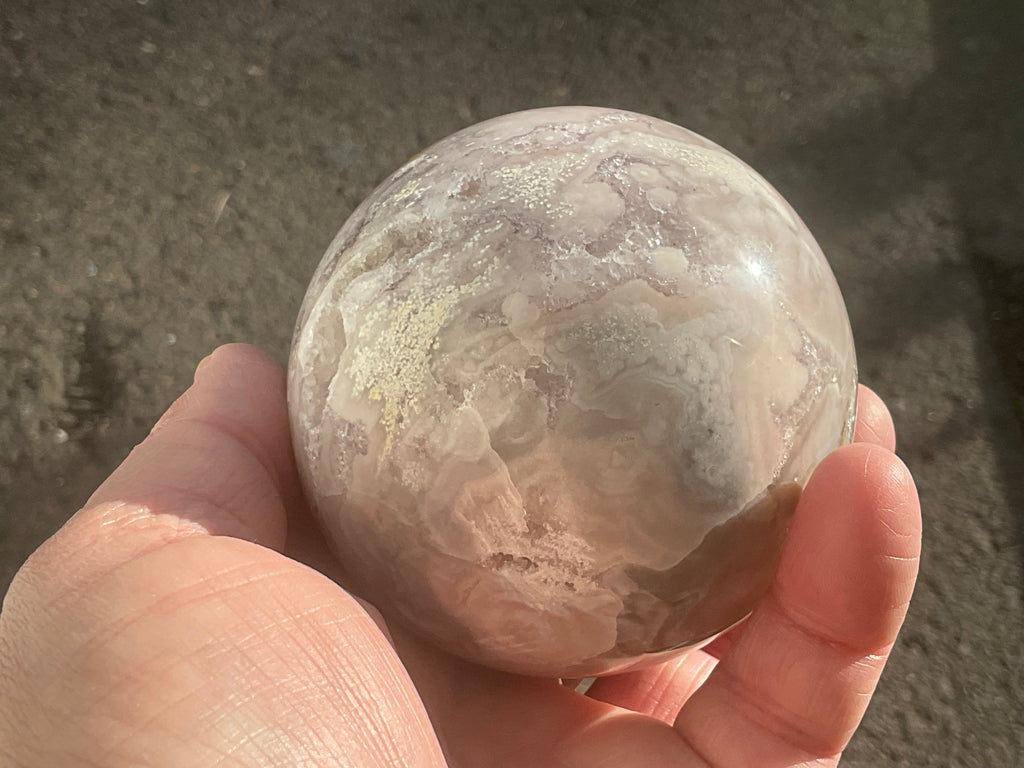 590g “Pink Amethyst” Sphere 2B