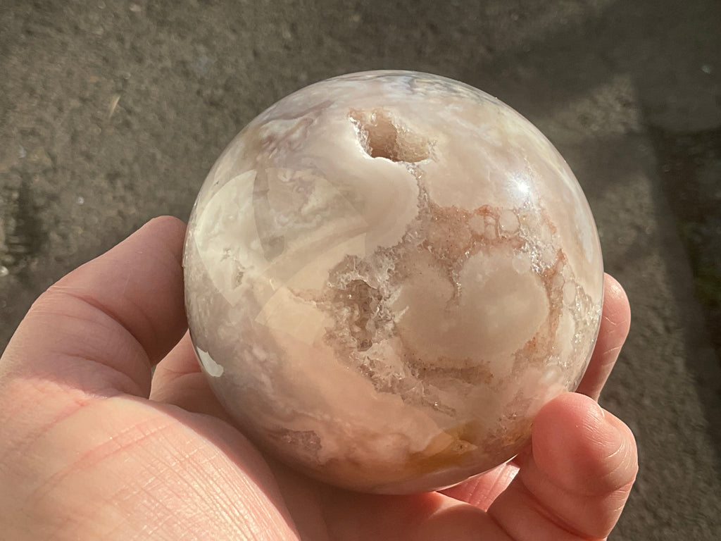 590g “Pink Amethyst” Sphere 2B