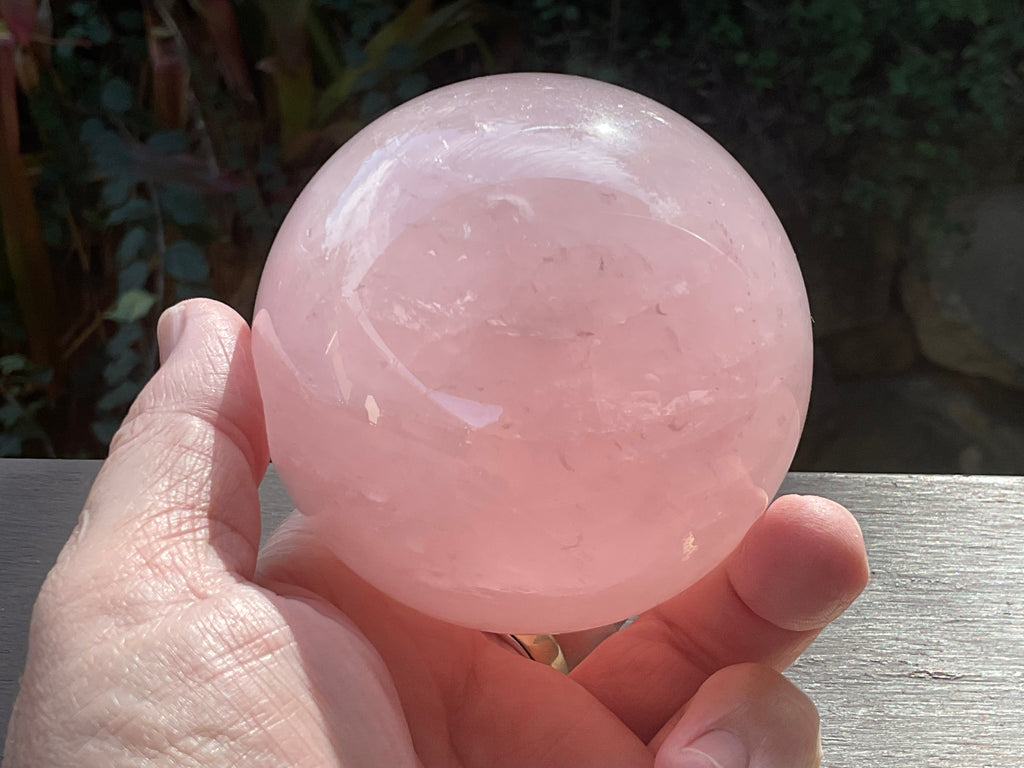 723g Large Rose Quartz Sphere
