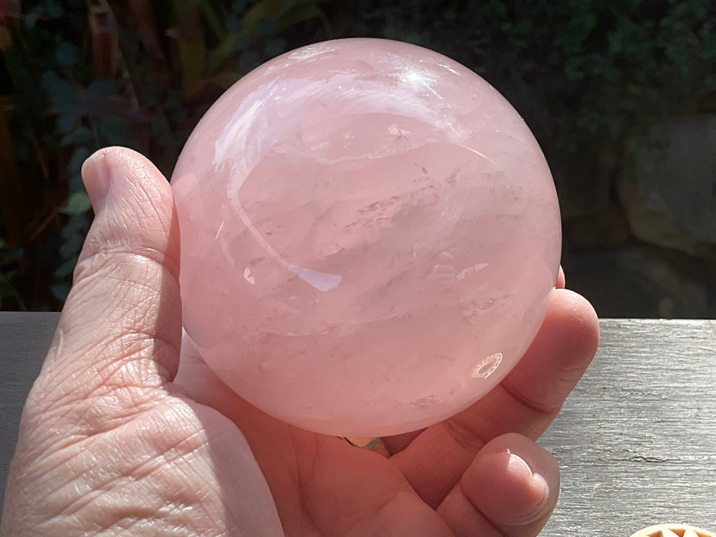 723g Large Rose Quartz Sphere