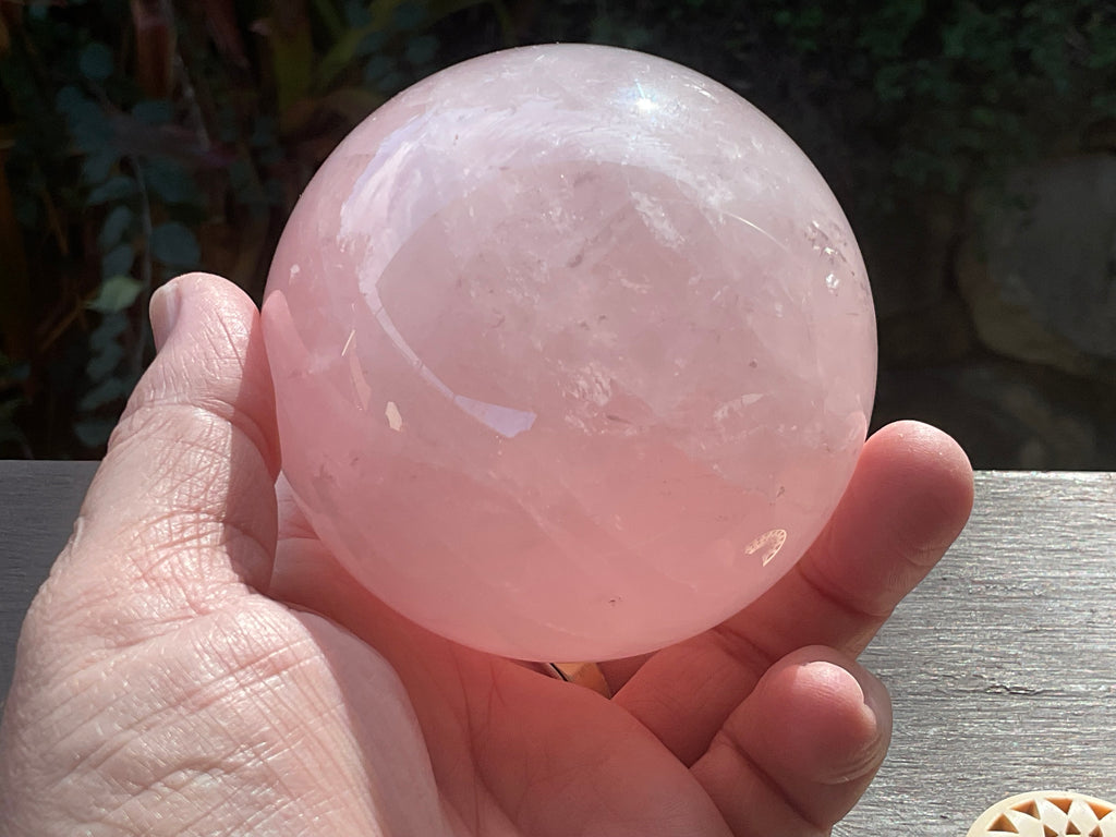 723g Large Rose Quartz Sphere