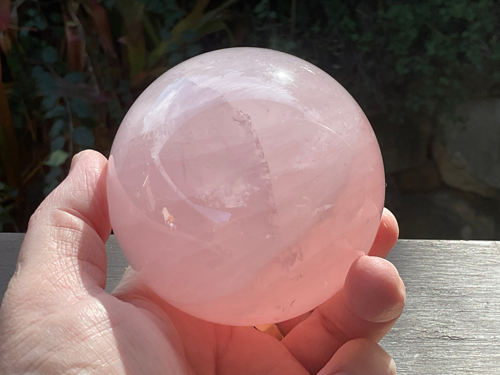 723g Large Rose Quartz Sphere