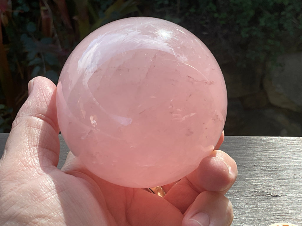 723g Large Rose Quartz Sphere