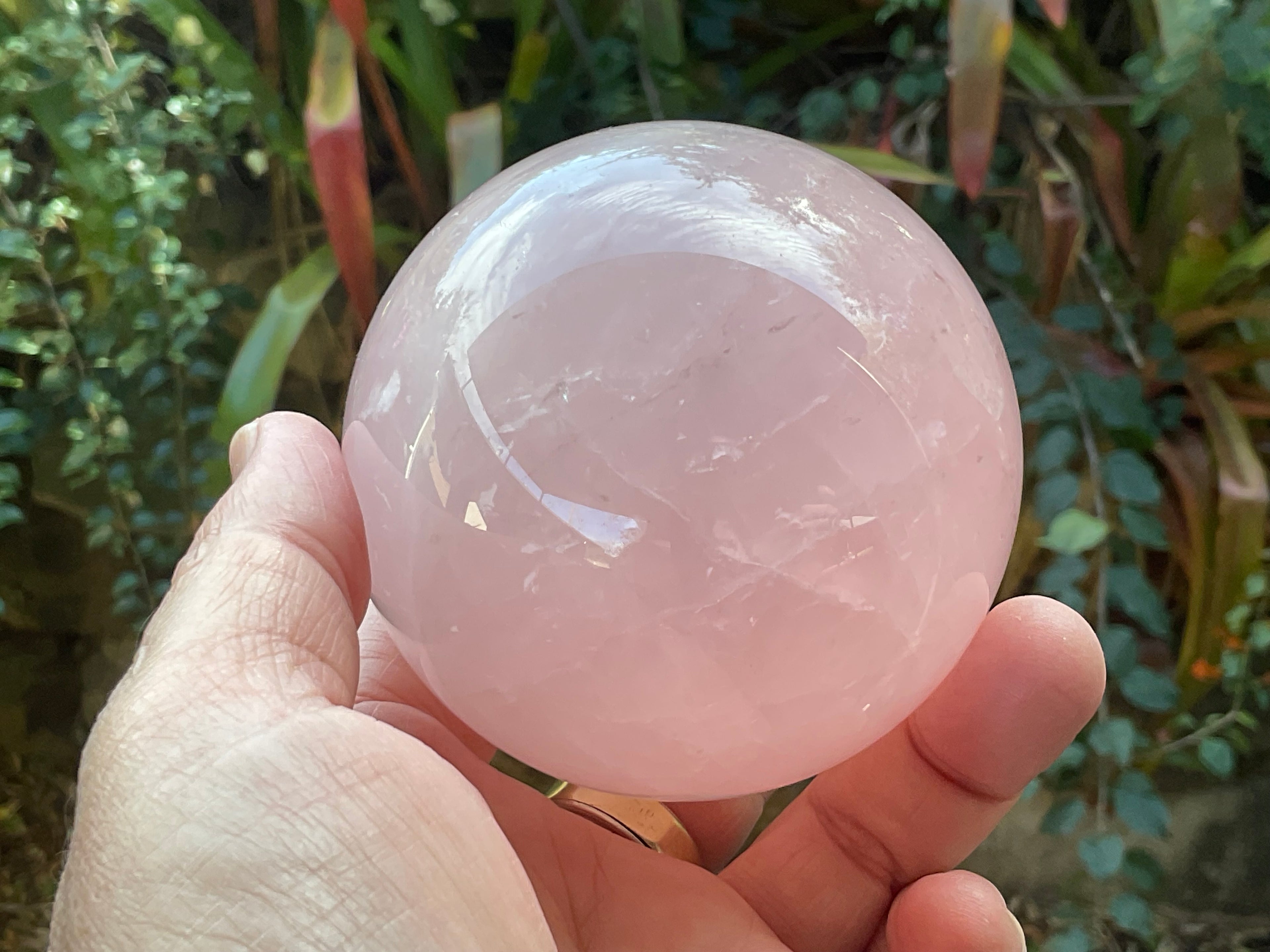 723g Large Rose Quartz Sphere