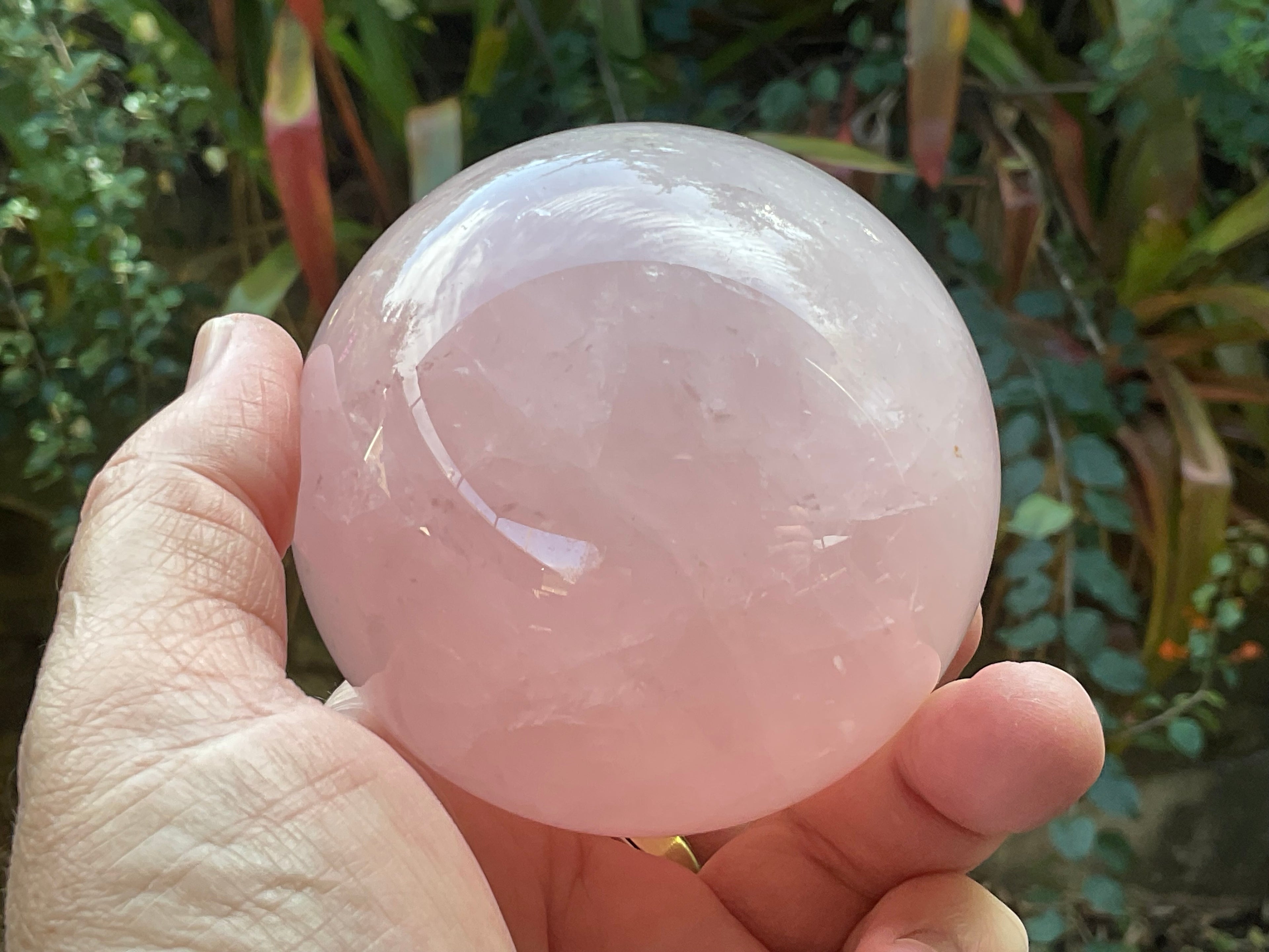 723g Large Rose Quartz Sphere