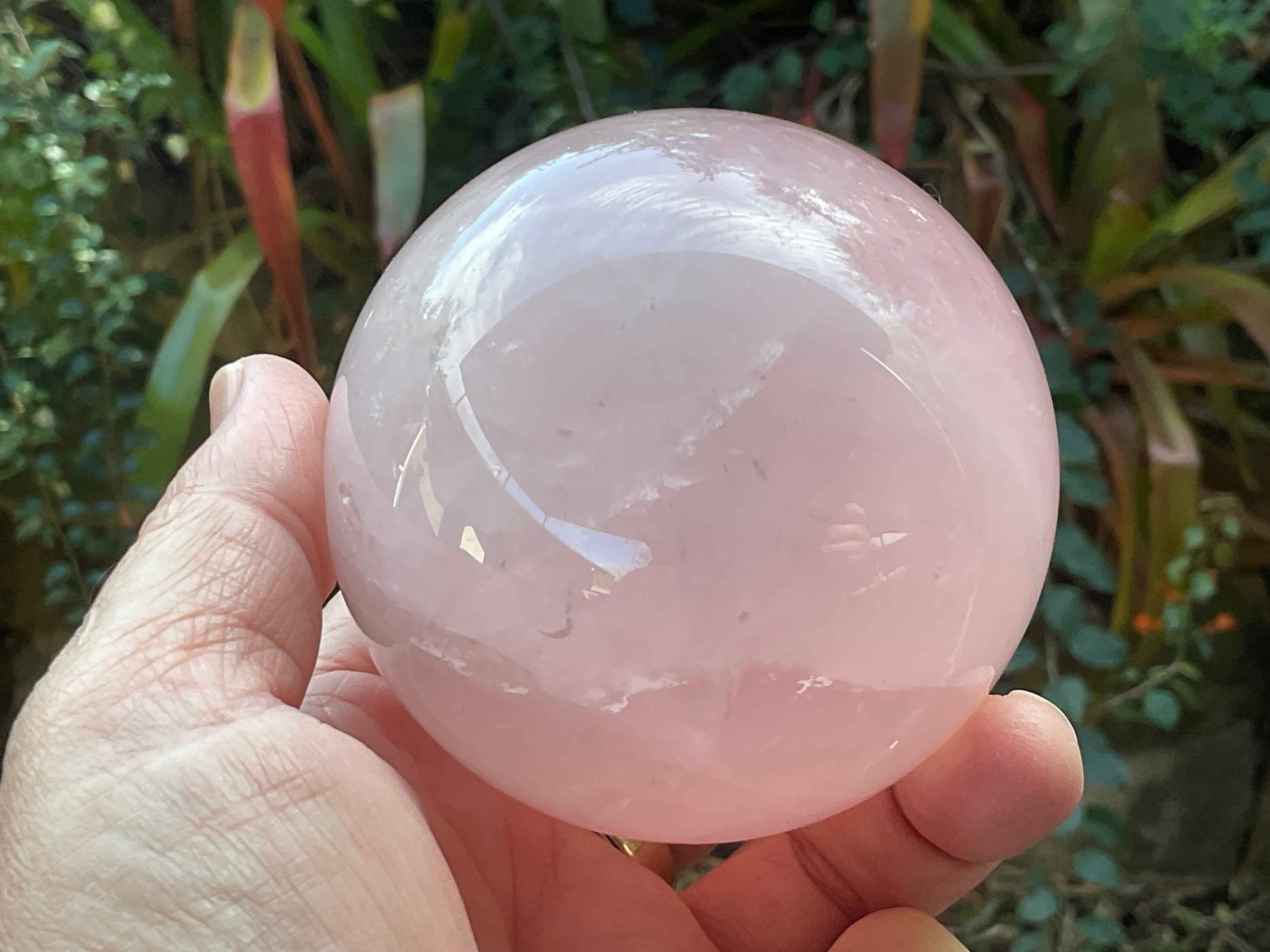 723g Large Rose Quartz Sphere