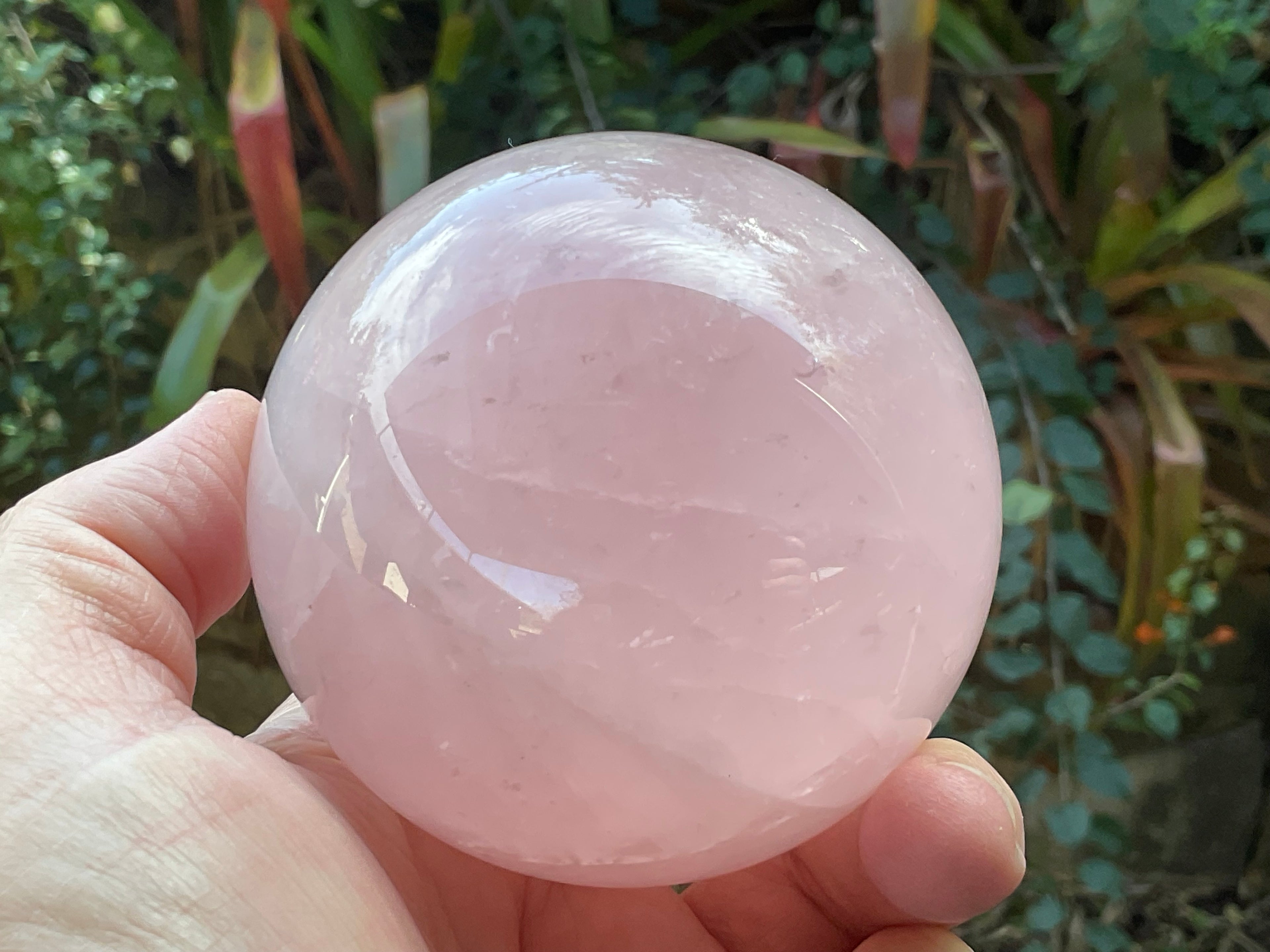 723g Large Rose Quartz Sphere