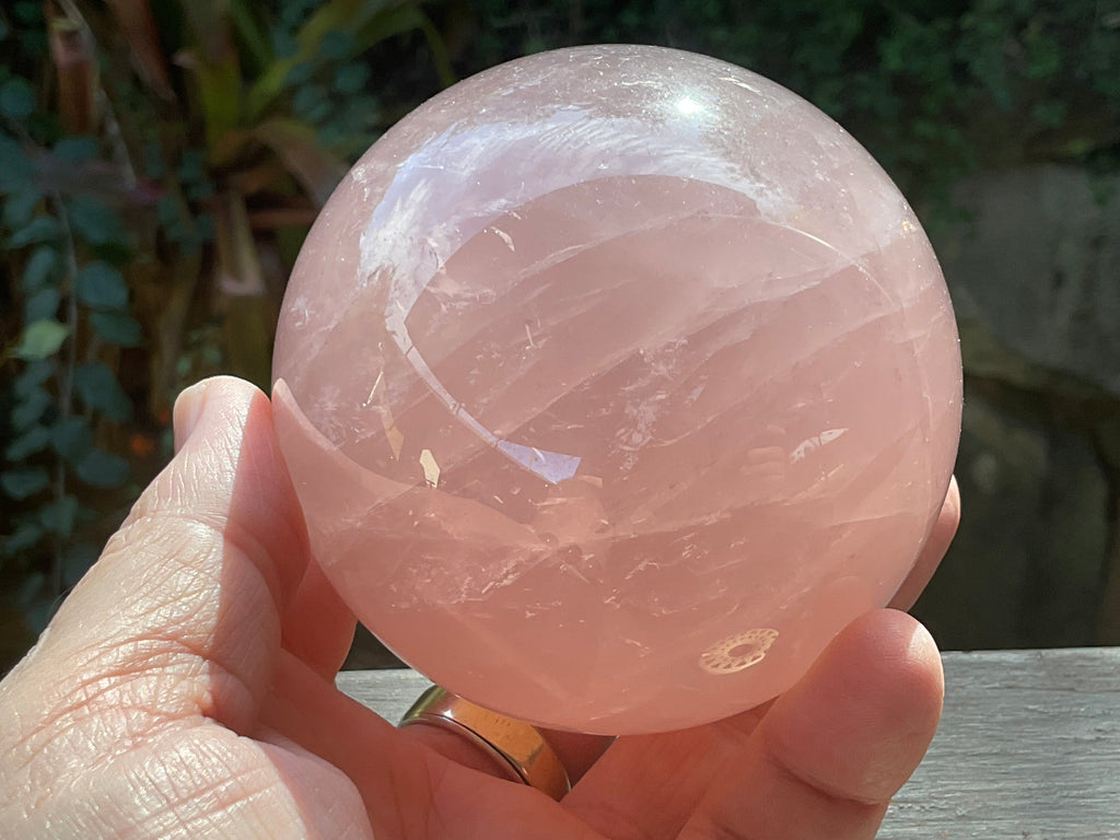 730g Large Lavender Rose Quartz Sphere