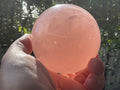 730g Large Lavender Rose Quartz Sphere