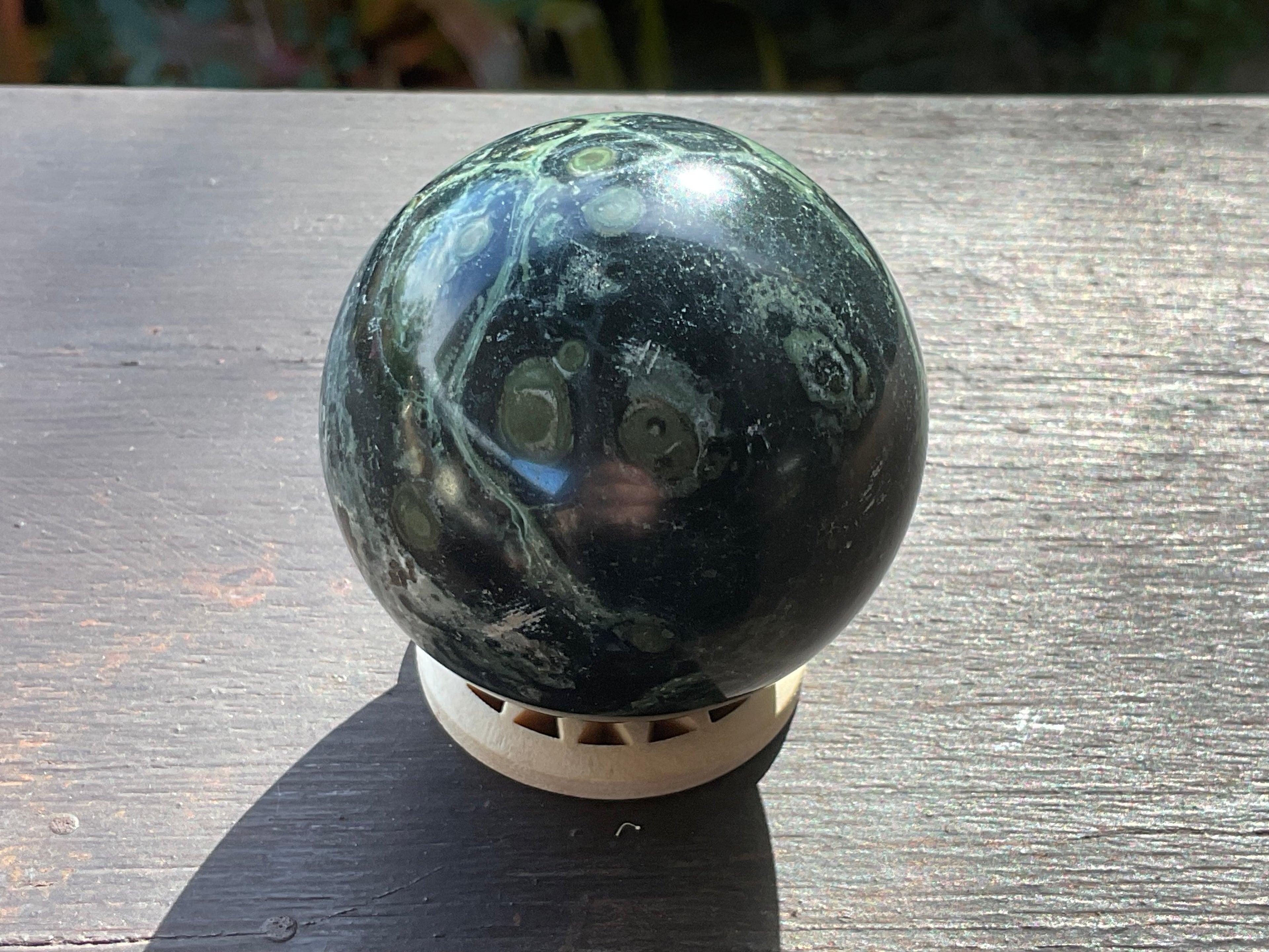 170g Kambaba Jasper Sphere 1A