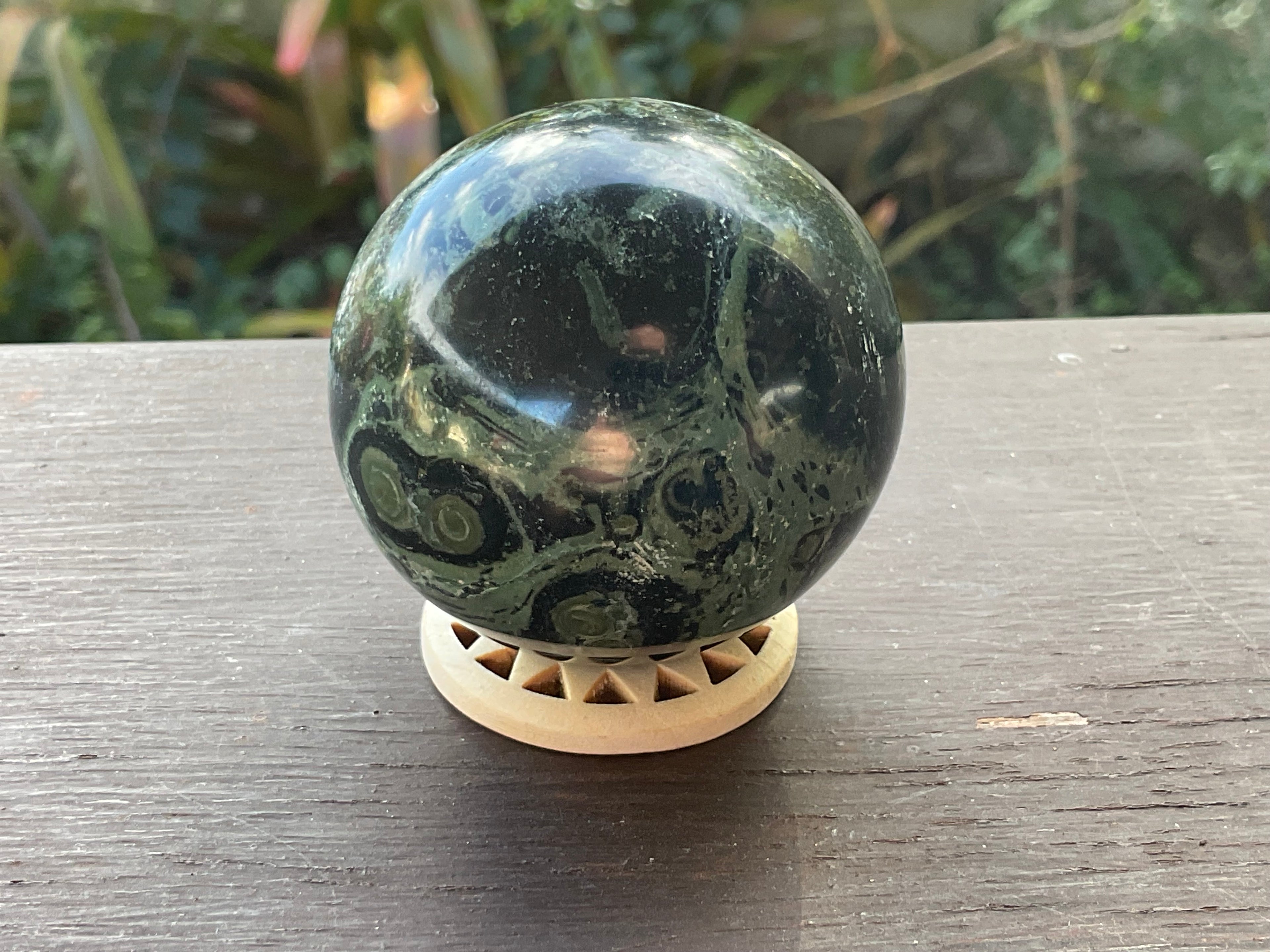 170g Kambaba Jasper Sphere 1A