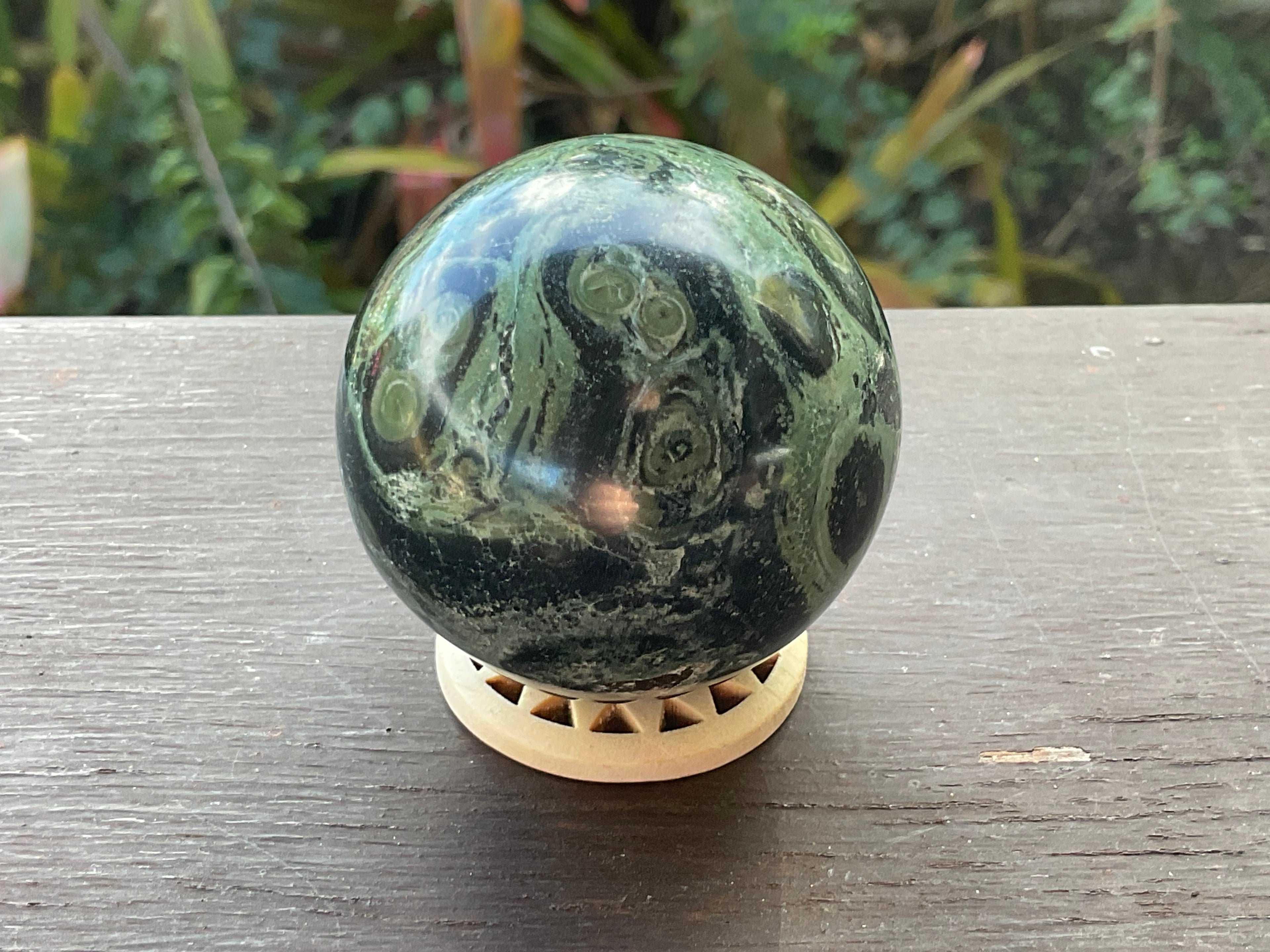 170g Kambaba Jasper Sphere 1A