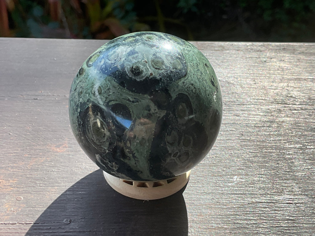 226g Kambaba Jasper Sphere 2A