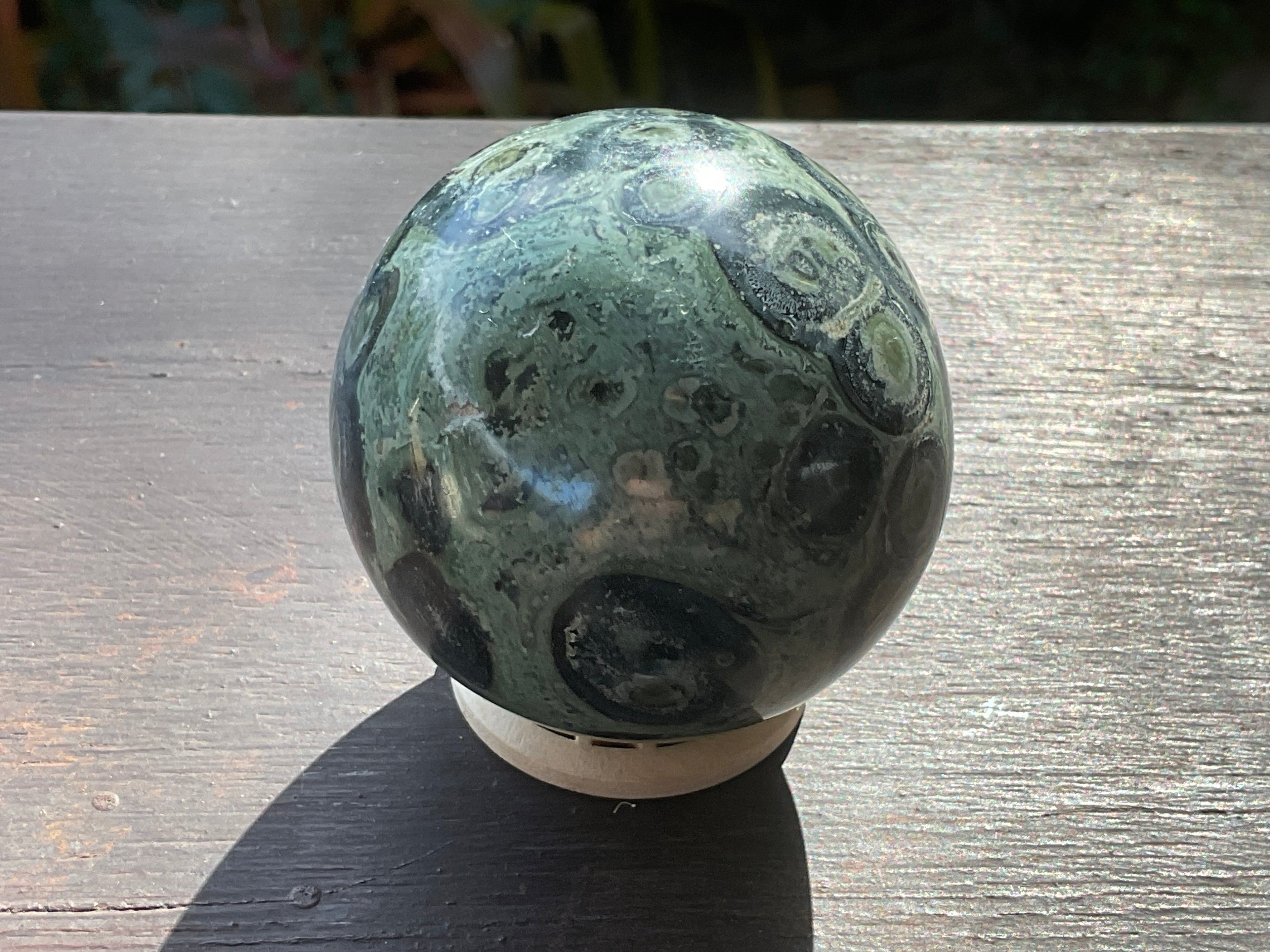 226g Kambaba Jasper Sphere 2A