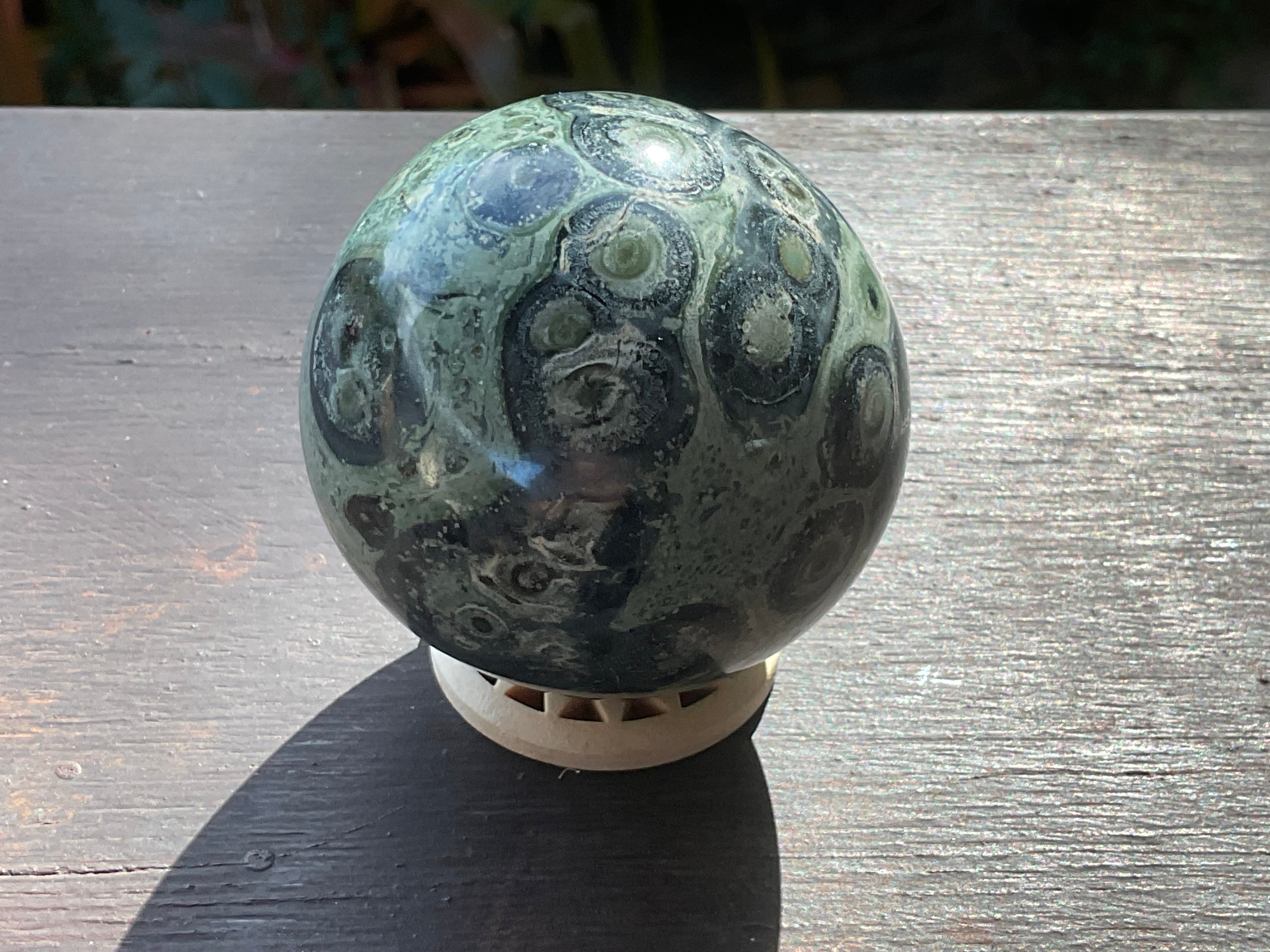 226g Kambaba Jasper Sphere 2A