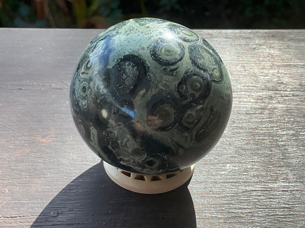 226g Kambaba Jasper Sphere 2A